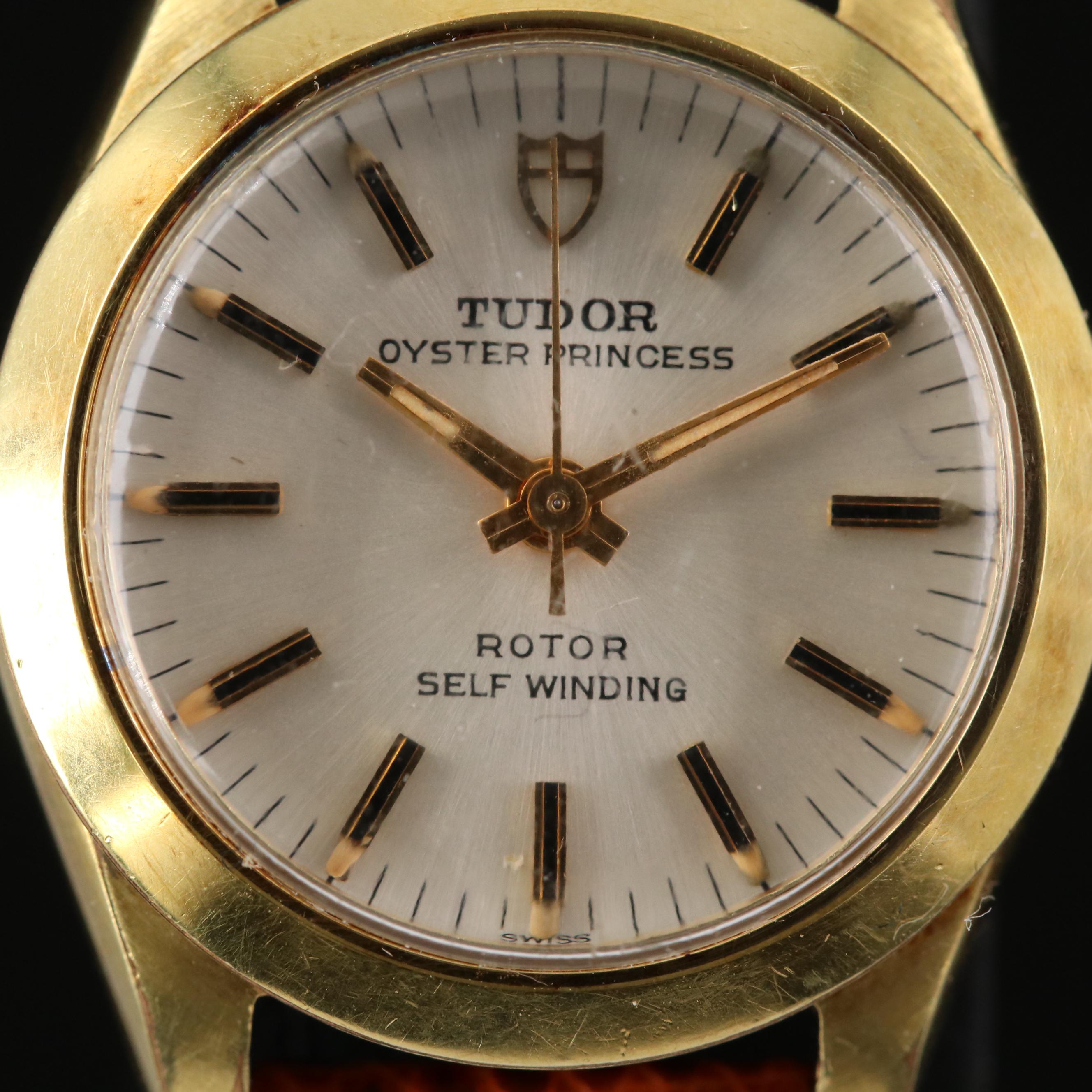 Tudor Oyster Princess Gold Tone Stainless Steel Watch