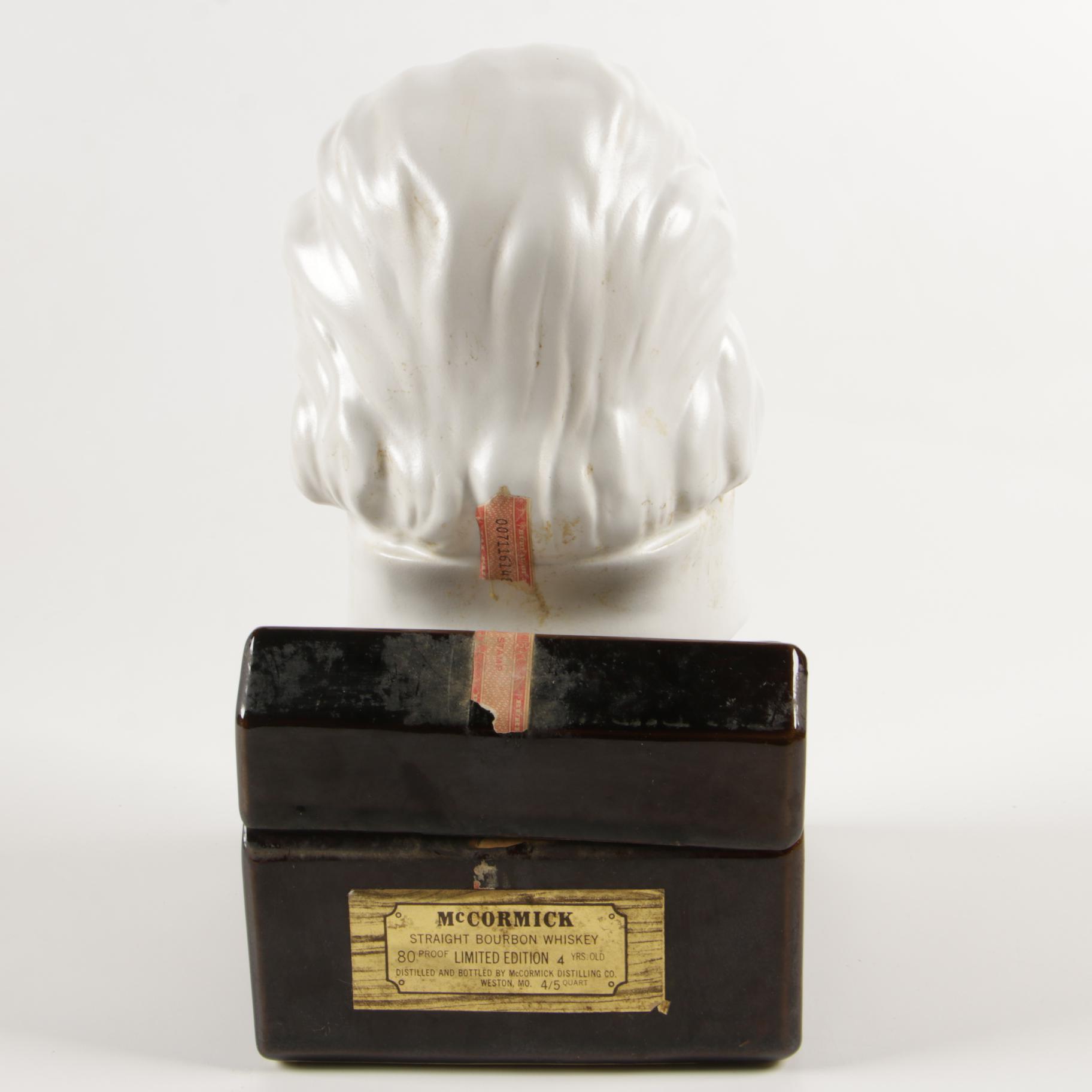 McCormick Distilling Company Elvis Presley Bust Decanter, 1970s