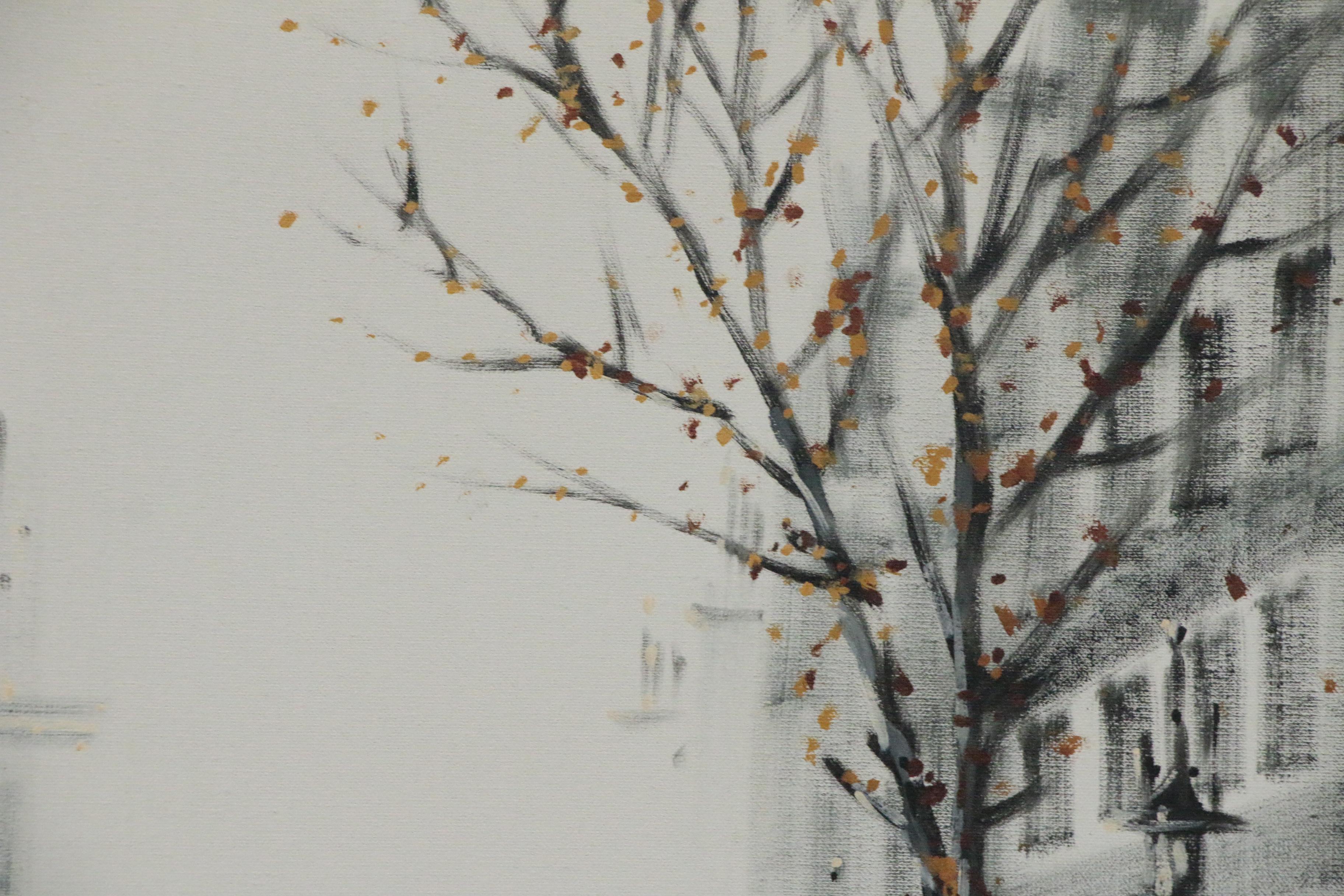 Lawrence Monier Street Scene Oil Painting