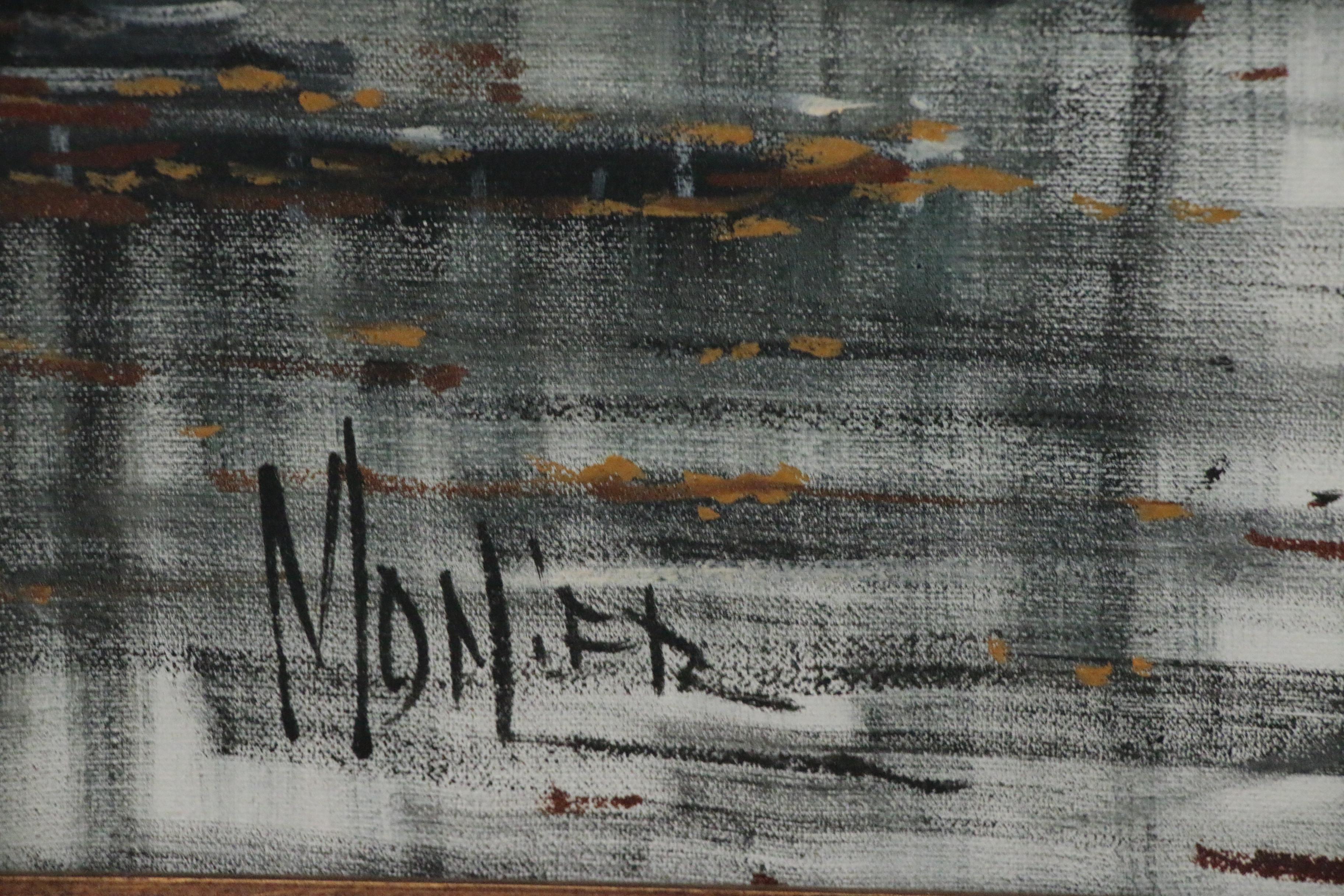 Lawrence Monier Street Scene Oil Painting