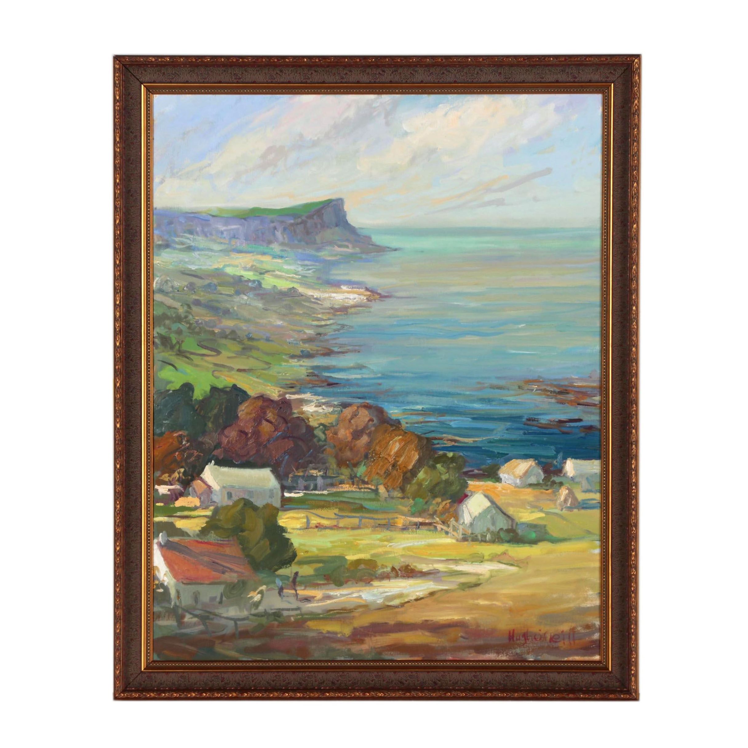 Hugh O'Neill Landscape Oil Painting "The Path to the Ocean"