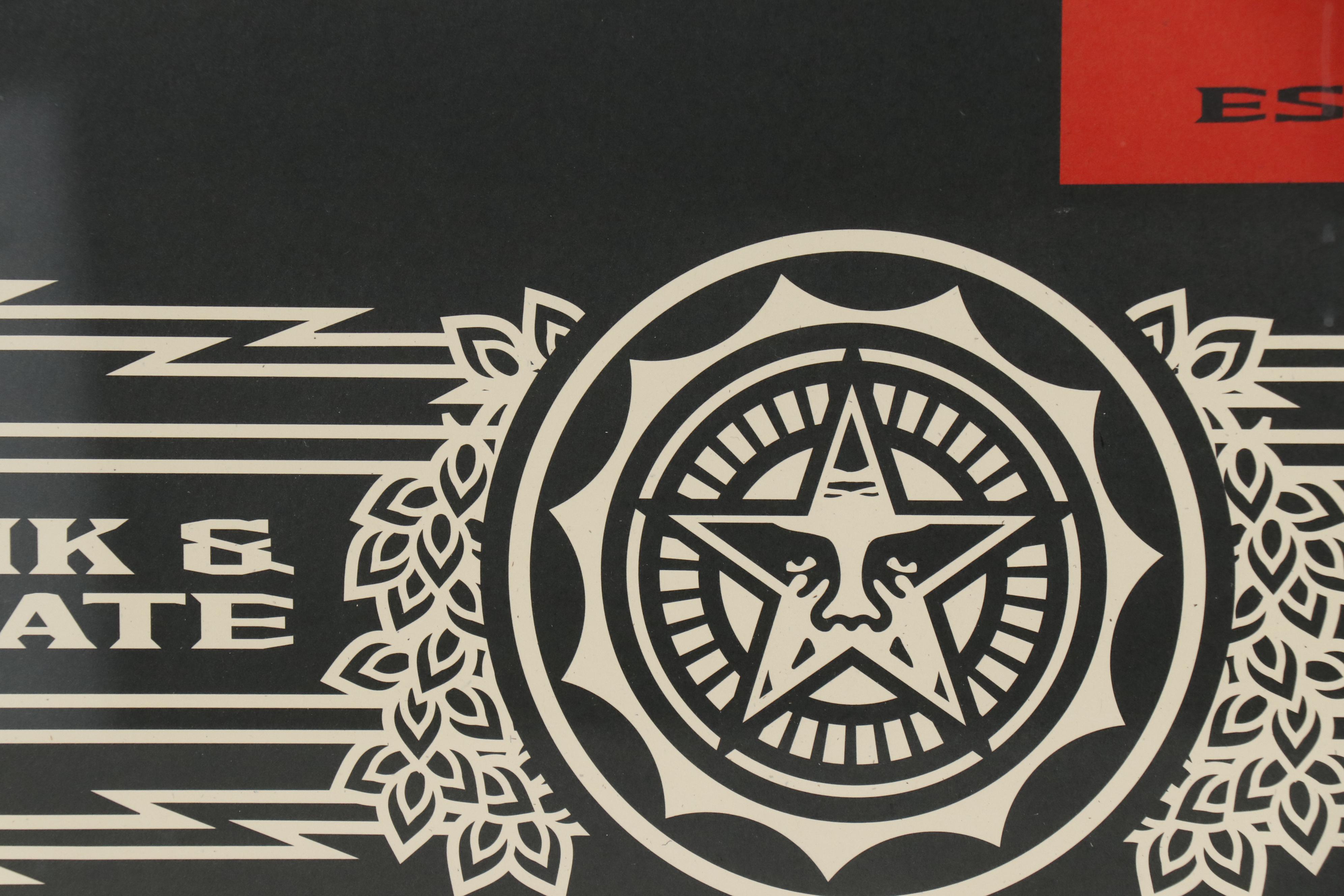 Shepard Fairey Offset Print "Obey Stay Up Girl"