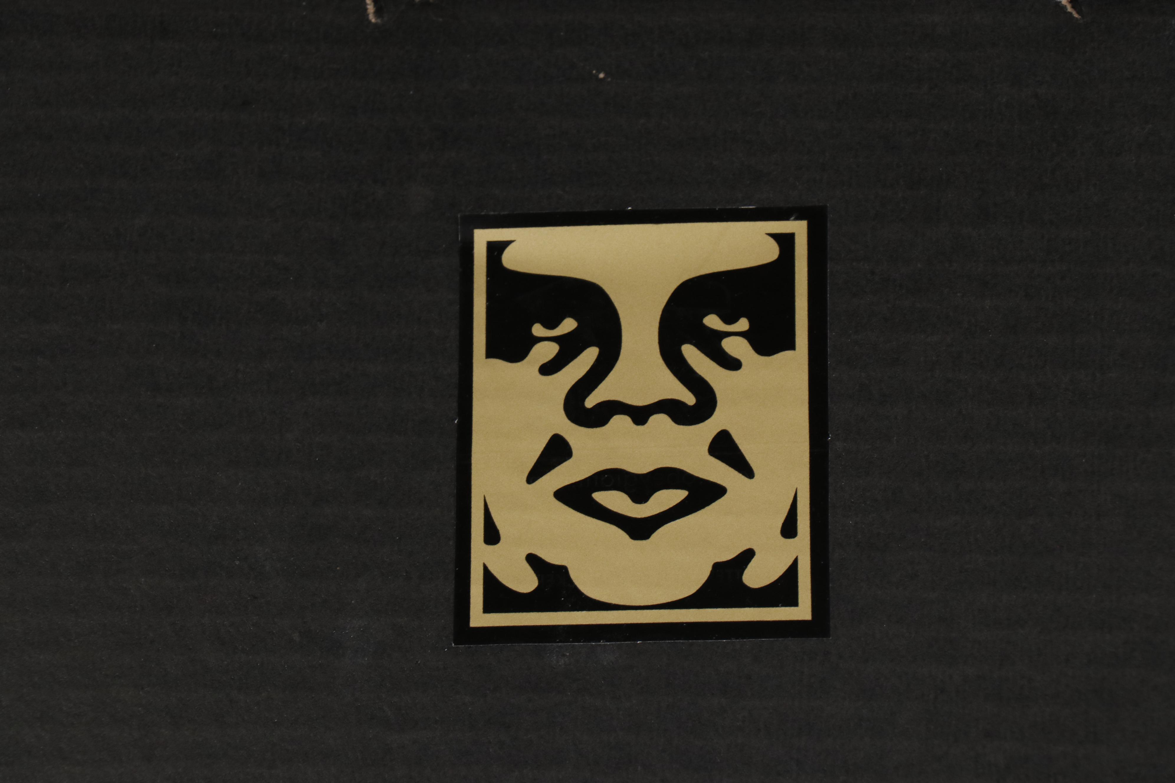 Shepard Fairey Offset Print "Obey Stay Up Girl"