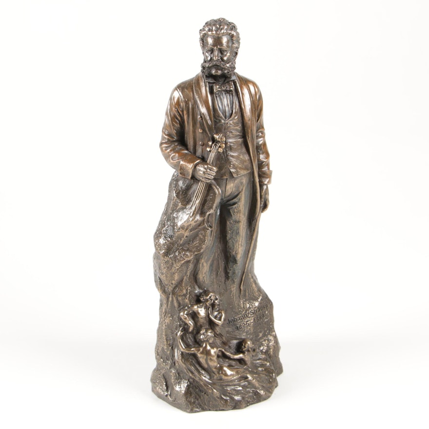 Veronese Collection Johann Strauss II Resin Figurine