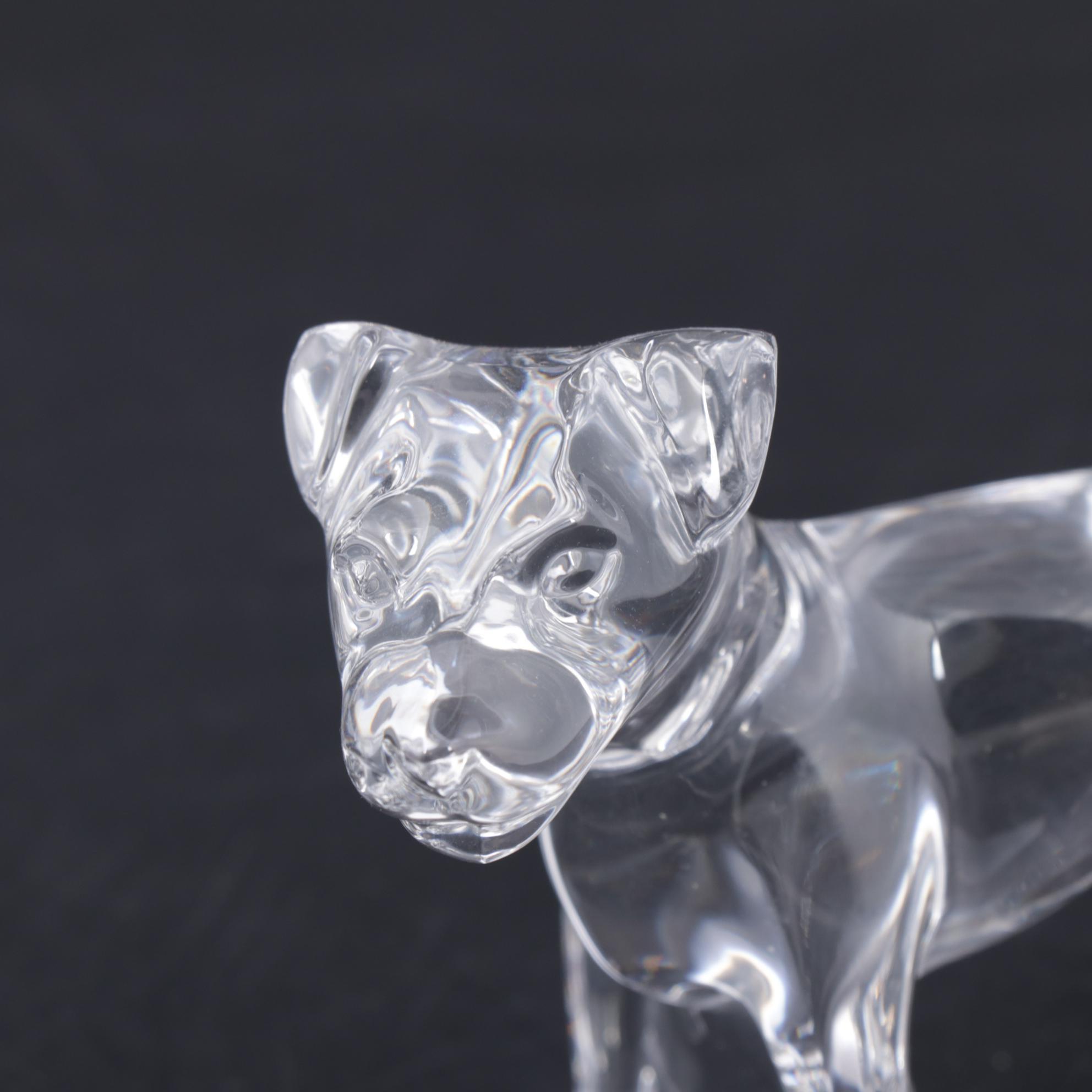 Baccarat Crystal Jack Russell Terrier Figurine