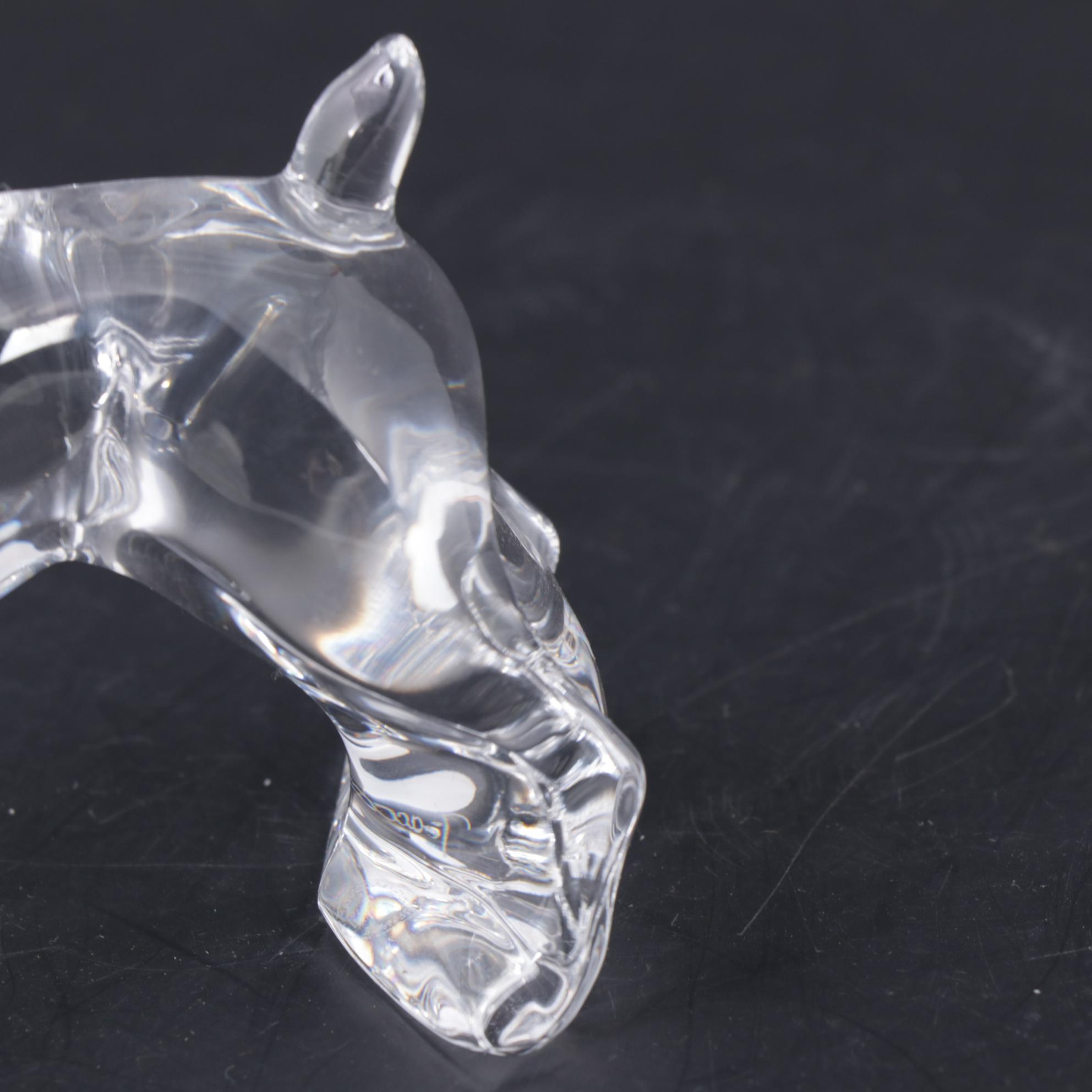 Baccarat Crystal Jack Russell Terrier Figurine