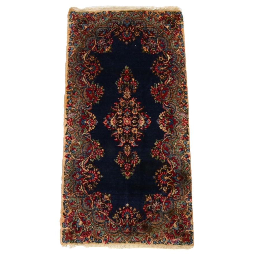 2'1 x 4'2 Hand-Knotted Persian Kirman Rug