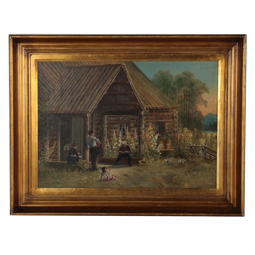 Daniel Charles Grose Oil Painting, 1886