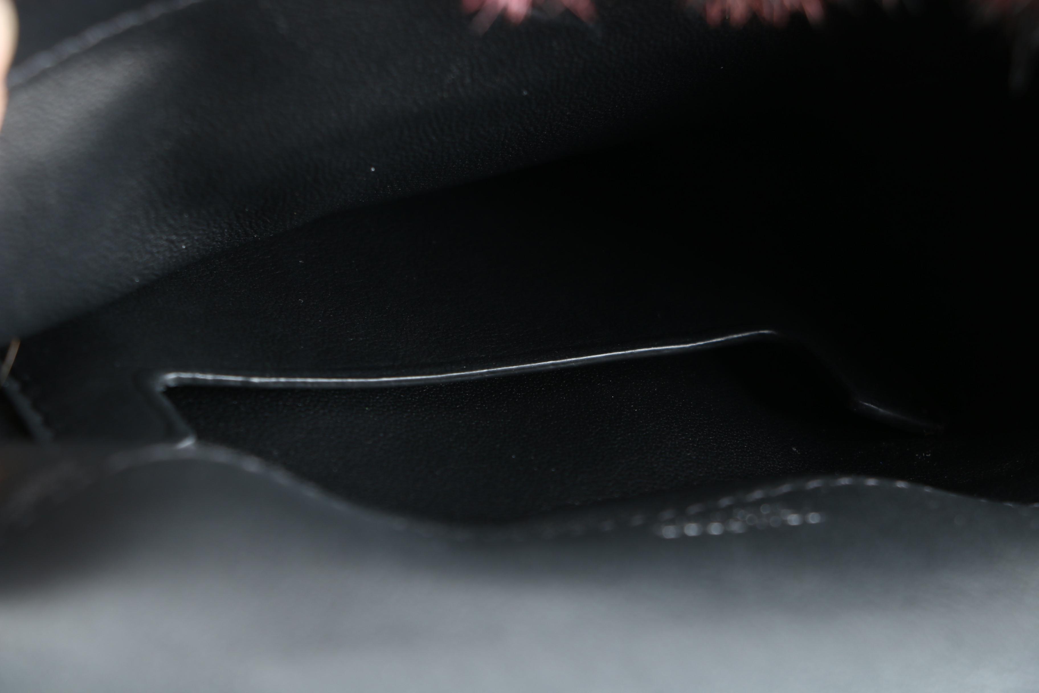 Tom Ford Animal Print Dyed Rabbit Fur Shoulder Bag with Crystal Encrusted Clasp