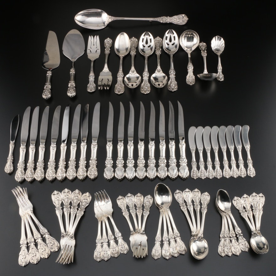 Reed & Barton "Francis I" Sterling Flatware Service for Eight, Mid-Century