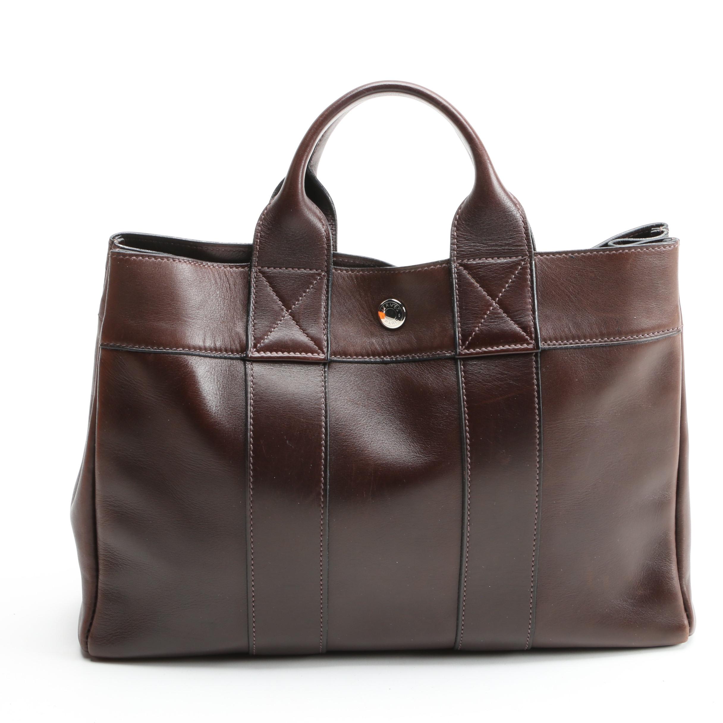 Hermès Fourre Tout PM in Cocoa Box Calf Leather with Box Signed by Susan Lucci