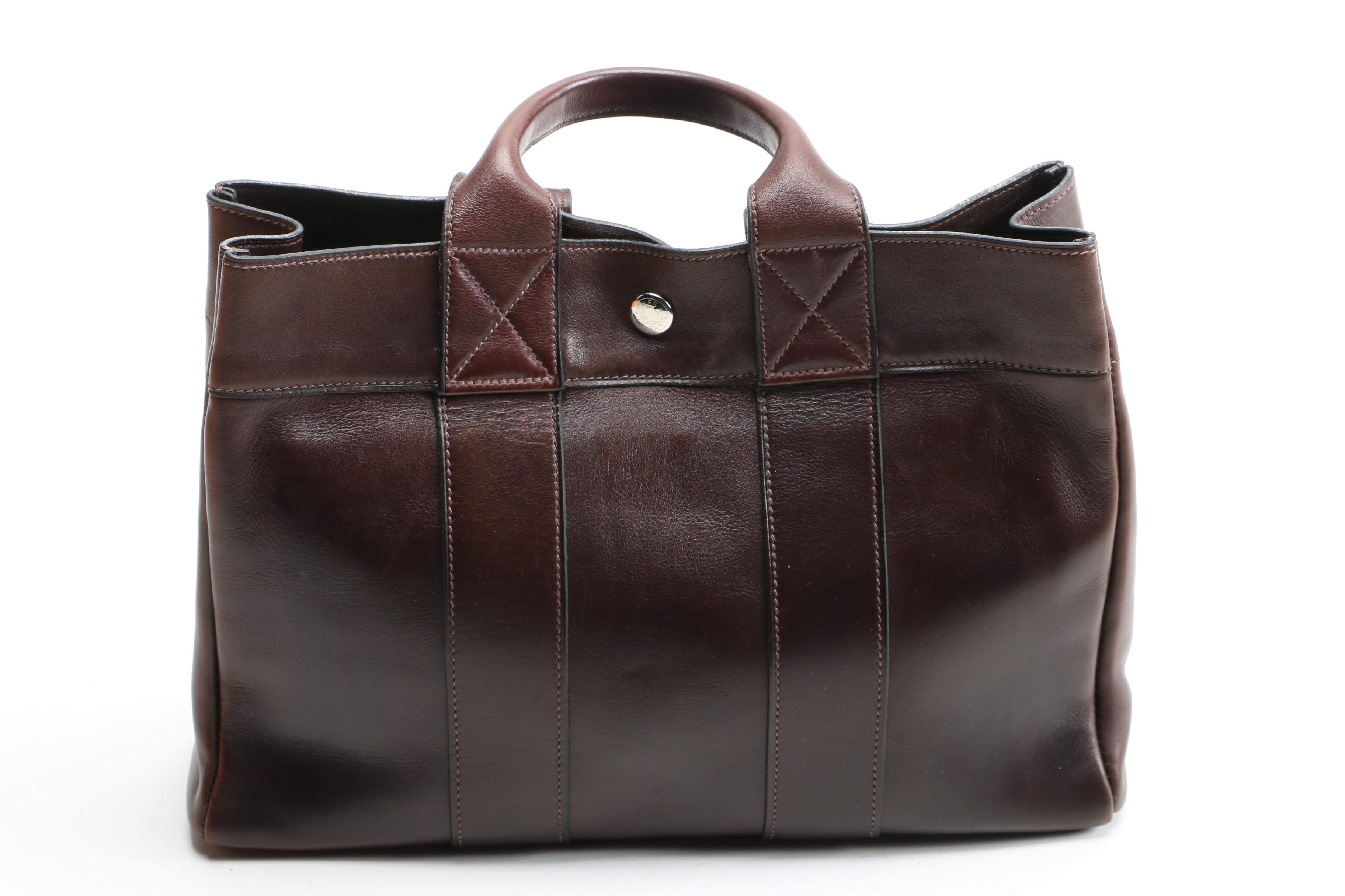 Hermès Fourre Tout PM in Cocoa Box Calf Leather with Box Signed by Susan Lucci