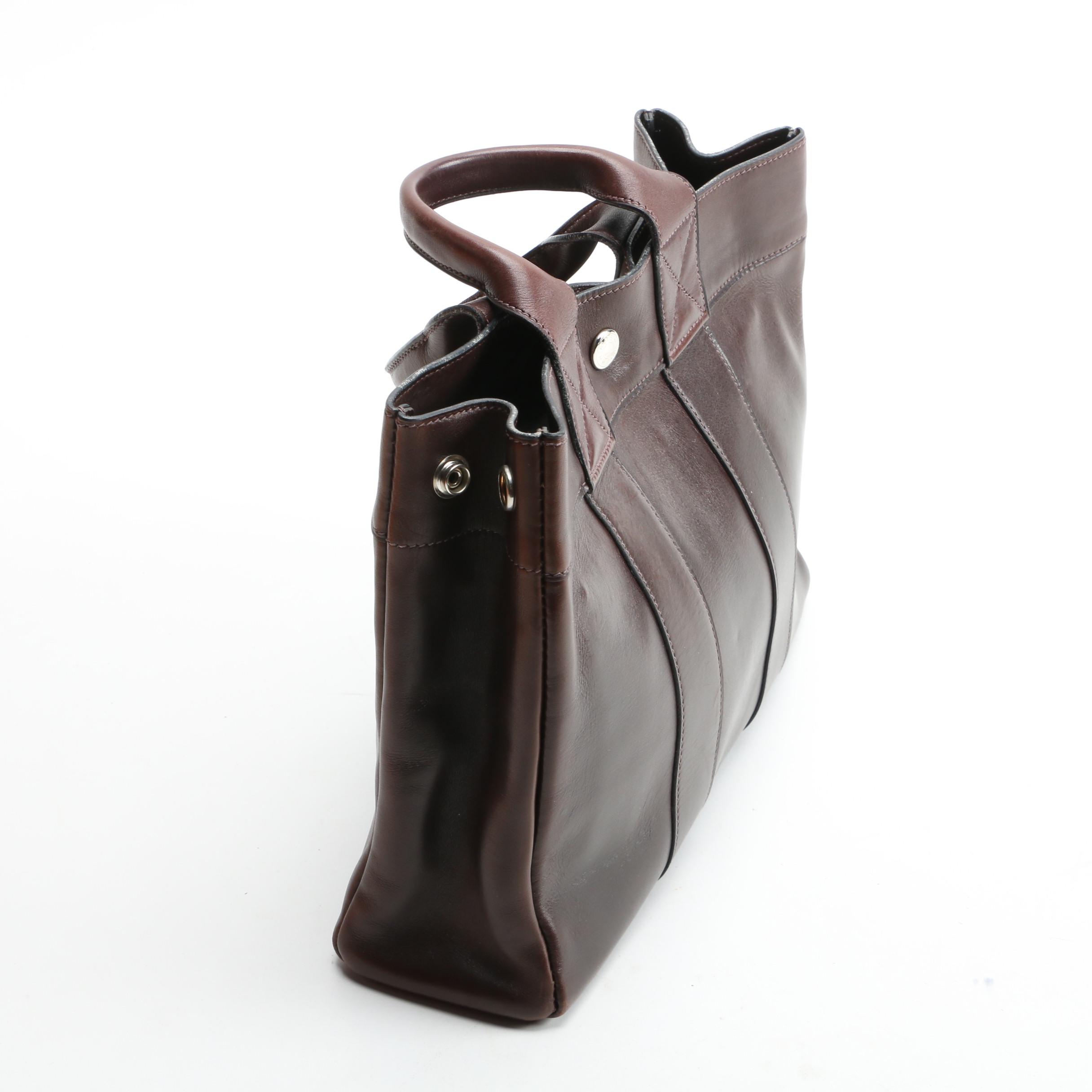 Hermès Fourre Tout PM in Cocoa Box Calf Leather with Box Signed by Susan Lucci