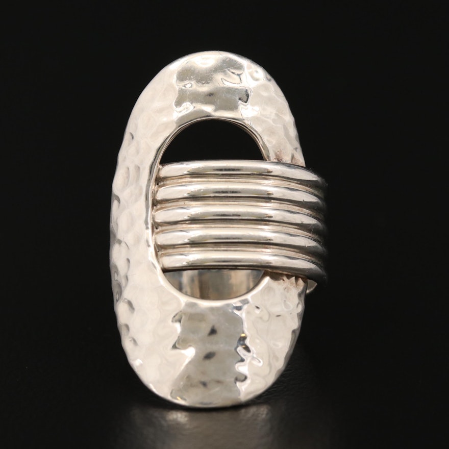 Mexican Hammered Sterling Silver Ring
