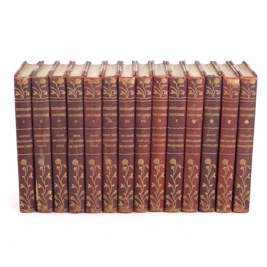 John L. Stoddard's Lectures, Fourteen Volumes, 1911