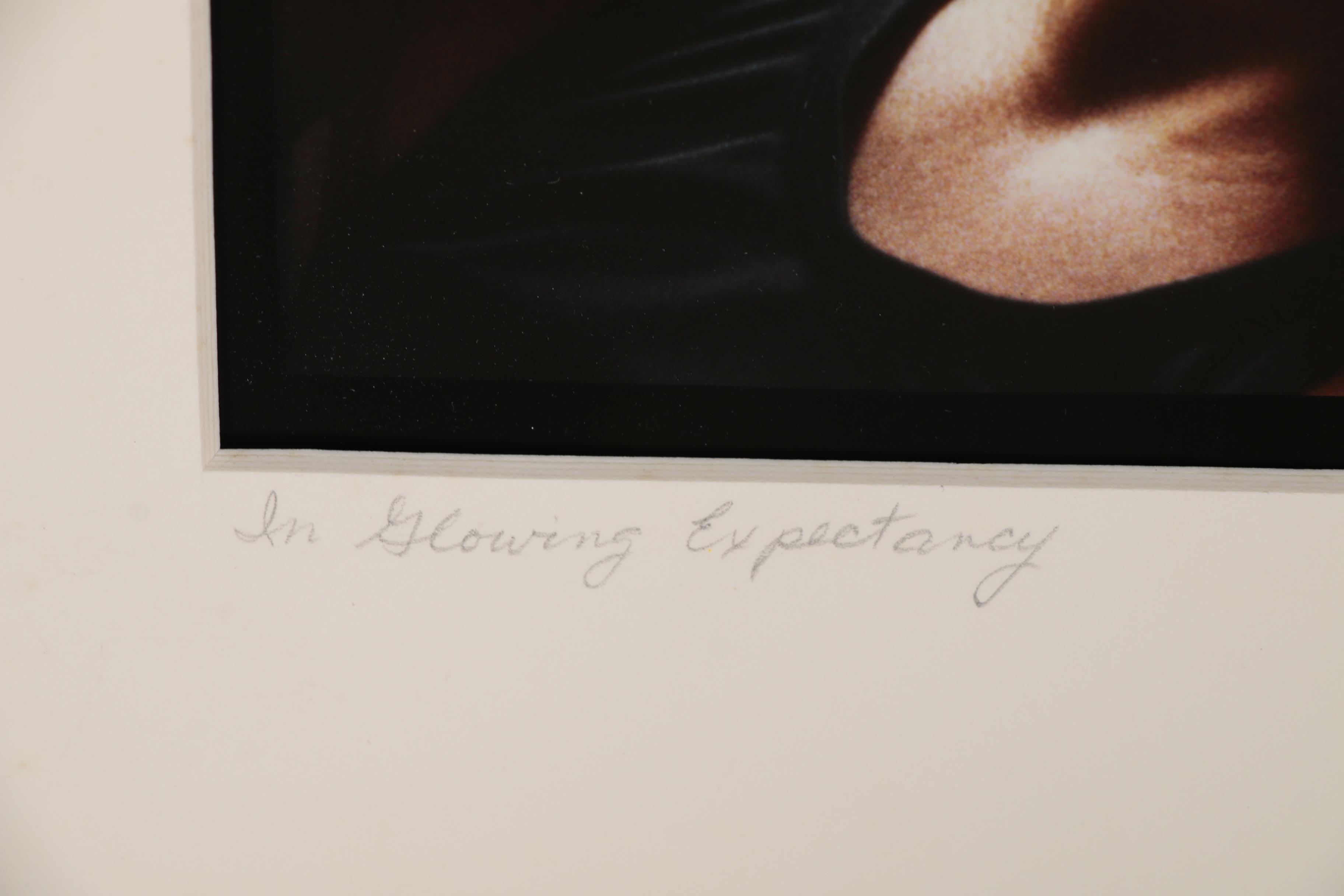 Barbara Hershey Portrait Cliché Verre Photograph "In Glowing Expectancy"