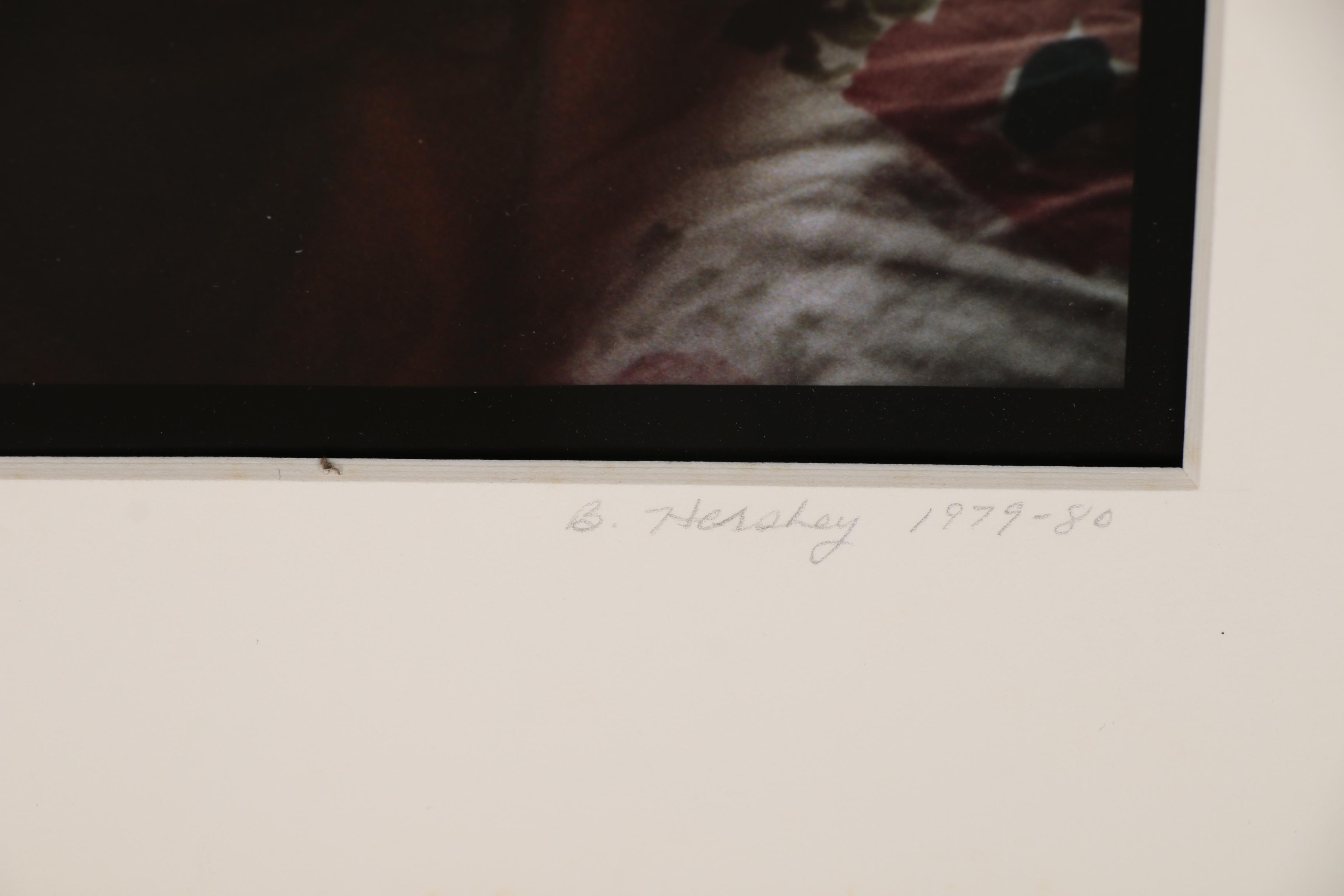 Barbara Hershey Portrait Cliché Verre Photograph "In Glowing Expectancy"