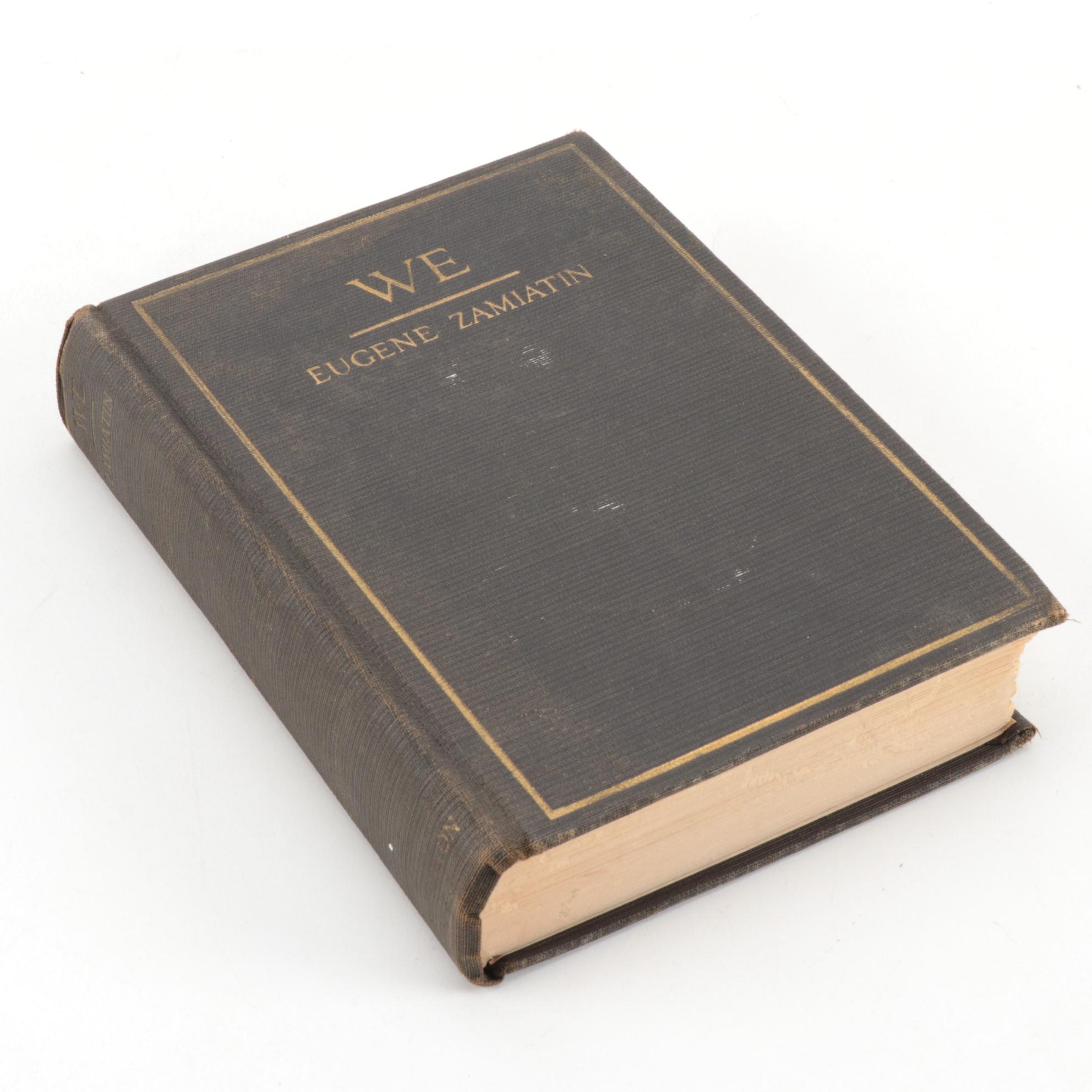 First Edition, First Printing "We" by Eugene Zamiatin, 1924