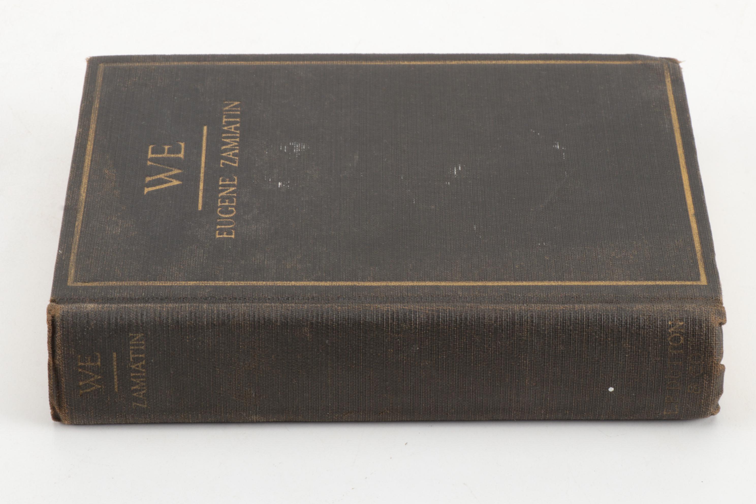 First Edition, First Printing "We" by Eugene Zamiatin, 1924