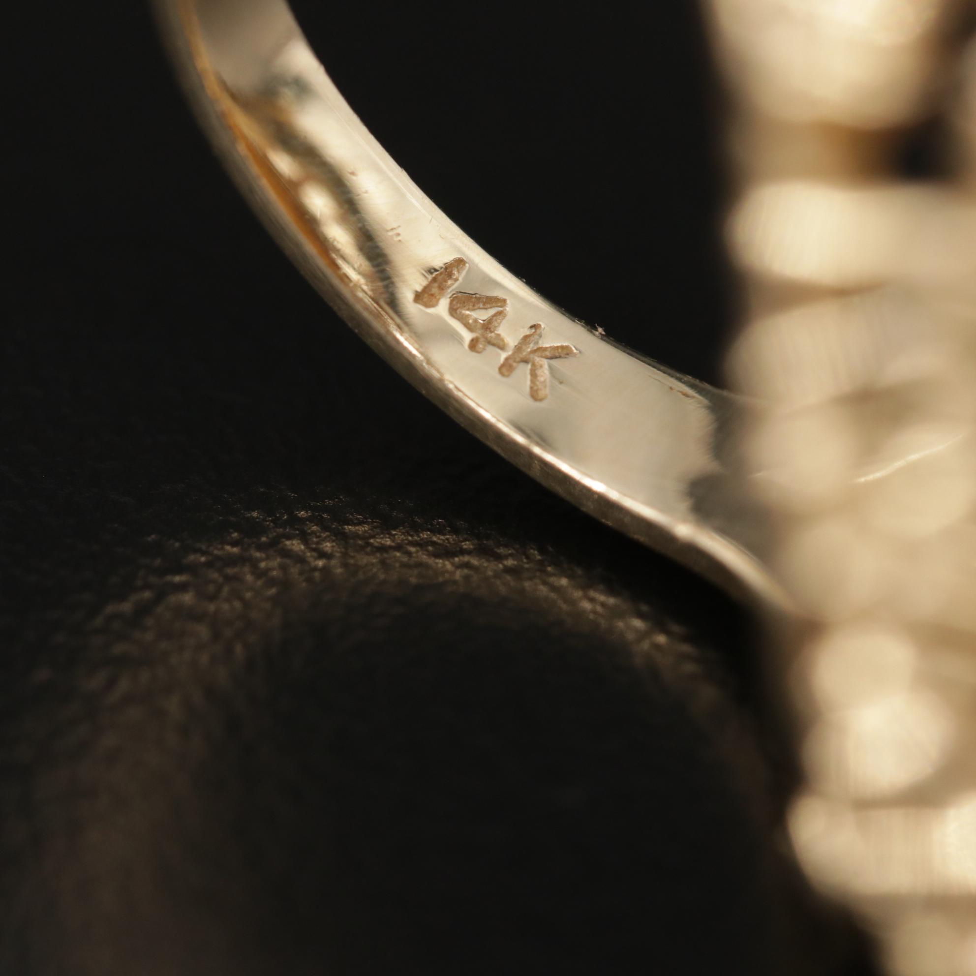 14K Gold Ring with 1914 Indian Head $2.50 Gold Quarter Eagle Coin