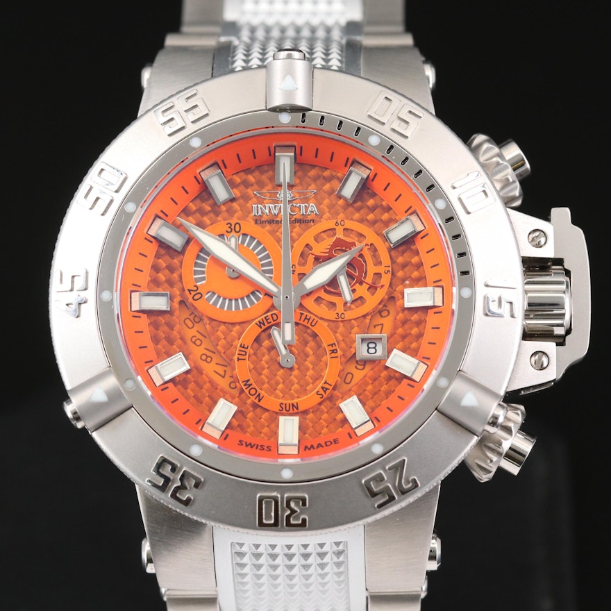 Invicta Subaqua Noma III Stainless Steel Quartz Chronograph Wristwatch