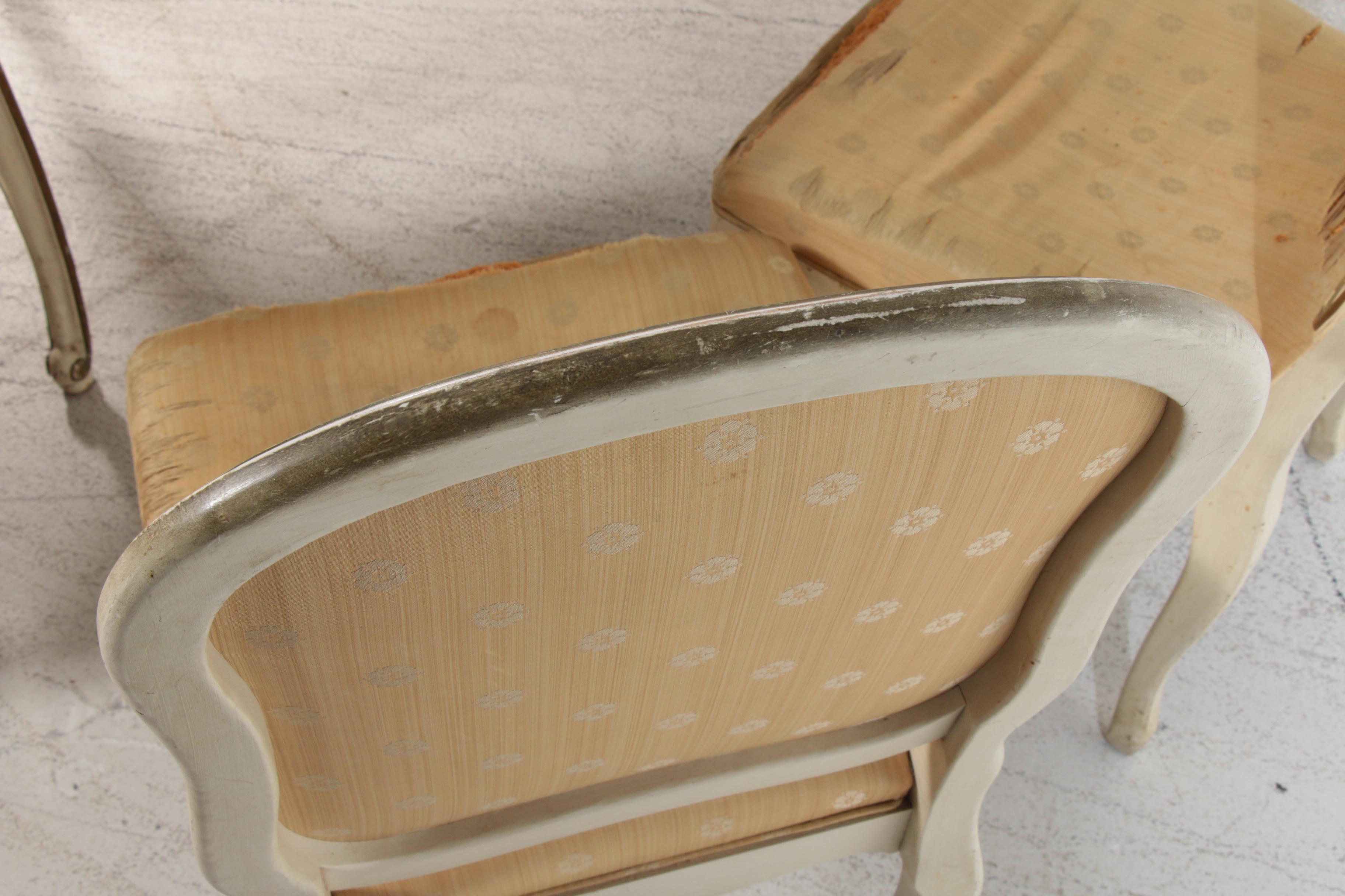 Davis Cabinet Co. French Provincial Style Painted Dining Set, Late 20th C.