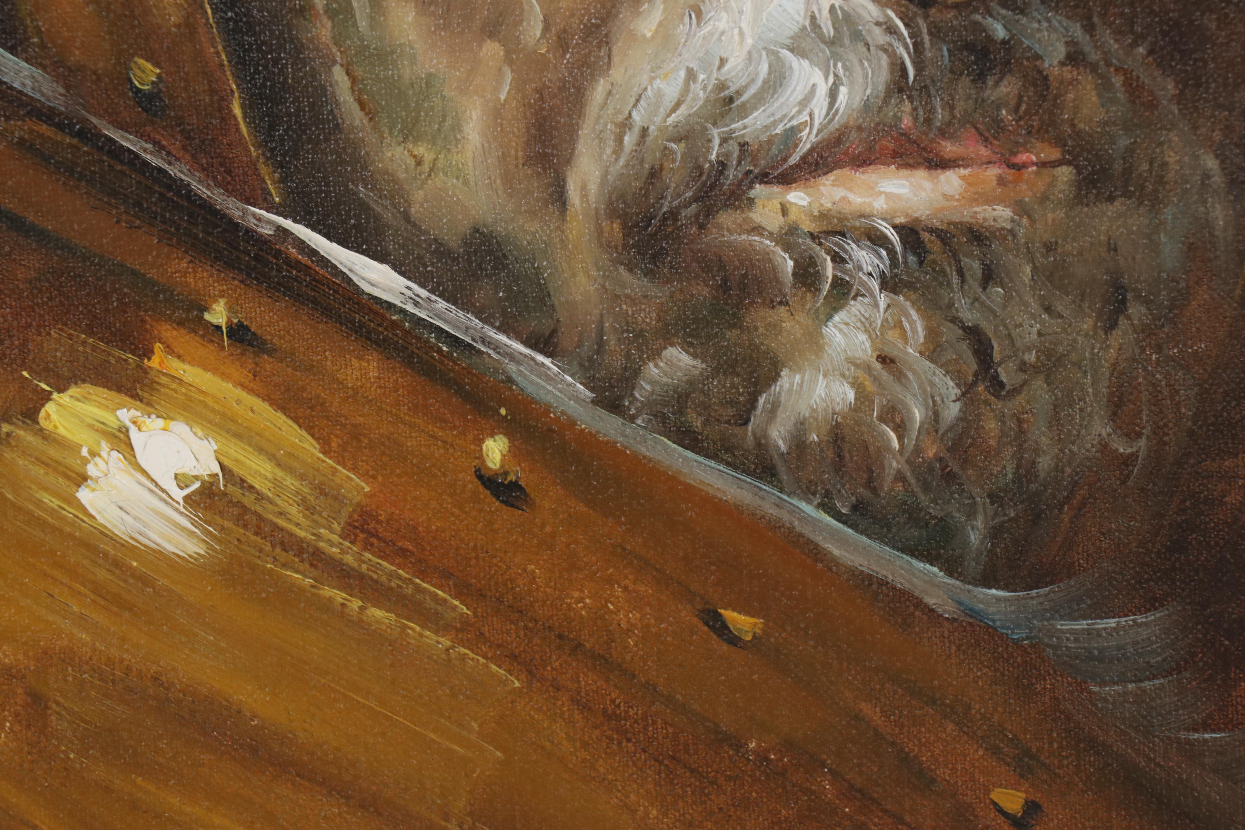 Roy Pierce Oil Painting after "The Man with the Golden Helmet"