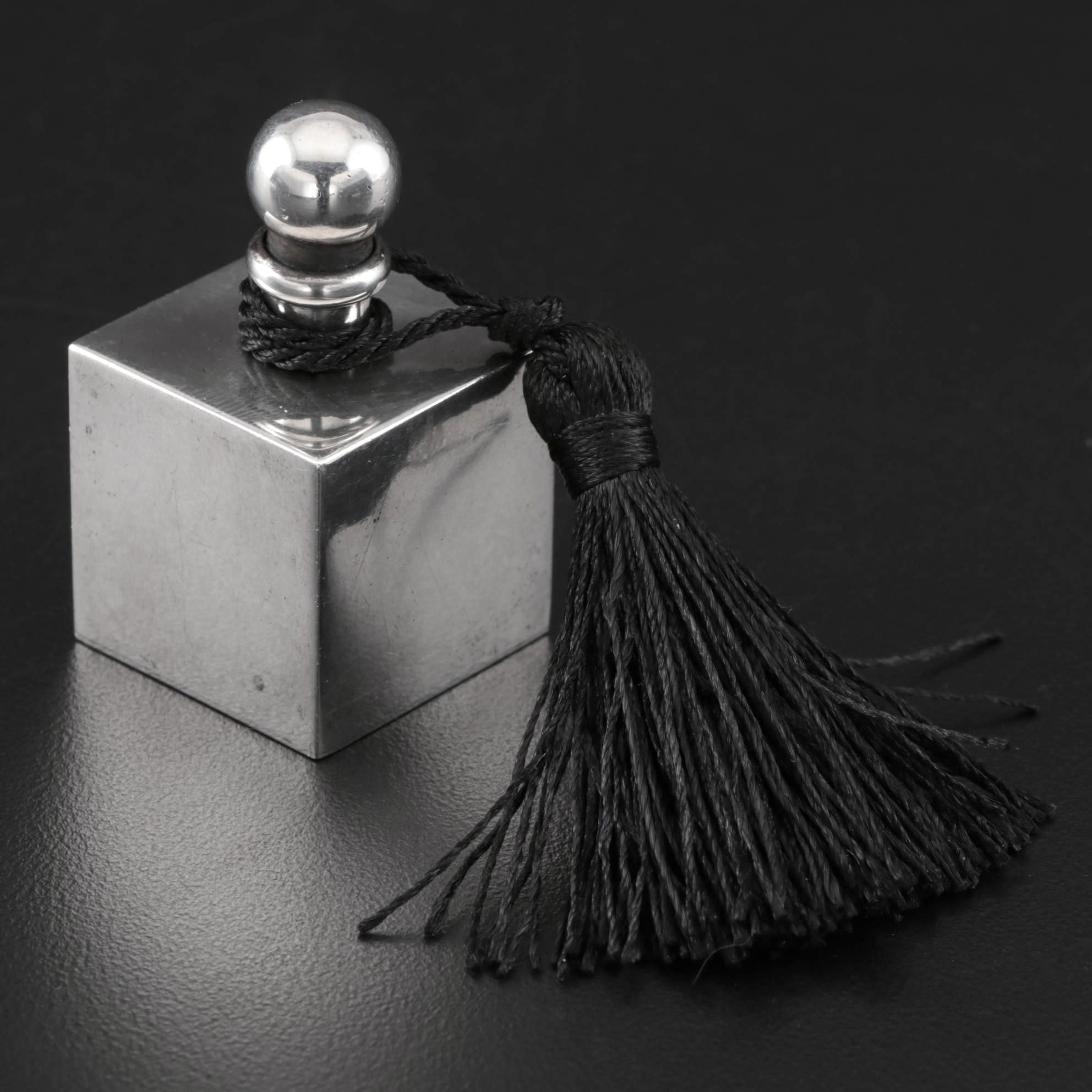 Tiffany & Co. Sterling Silver Square Perfume Bottle