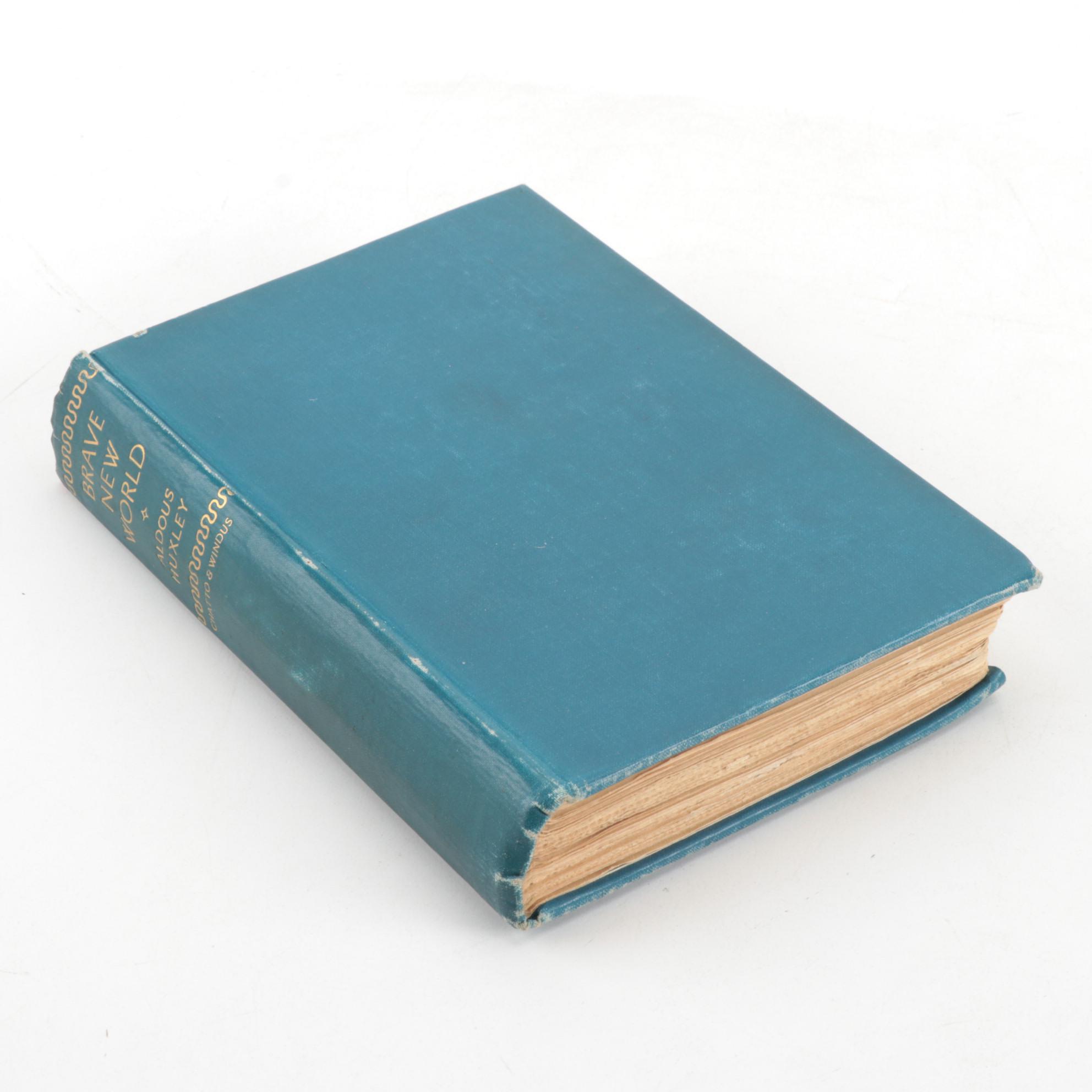 1932 First Edition "Brave New World" by Aldous Huxley