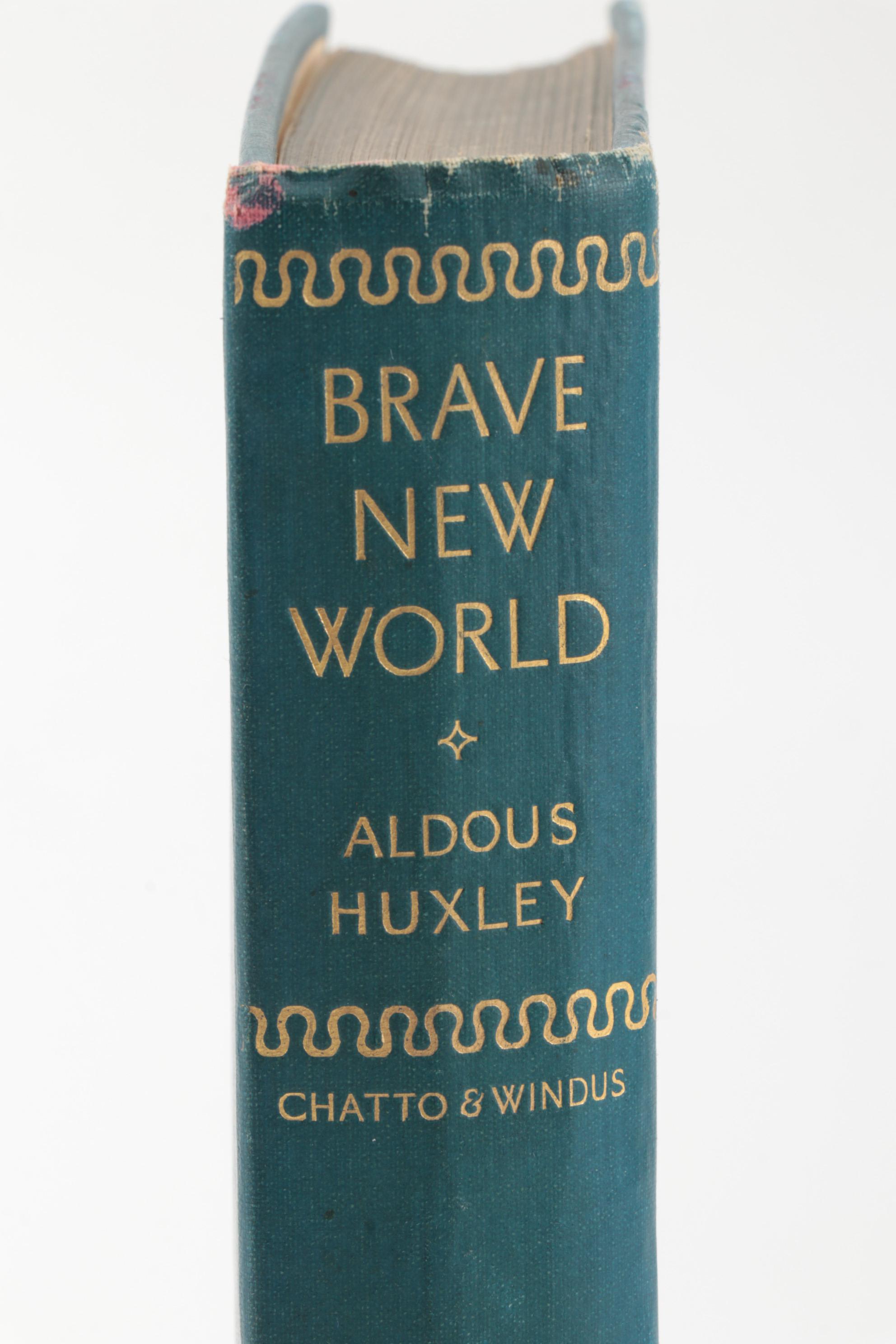 1932 First Edition "Brave New World" by Aldous Huxley