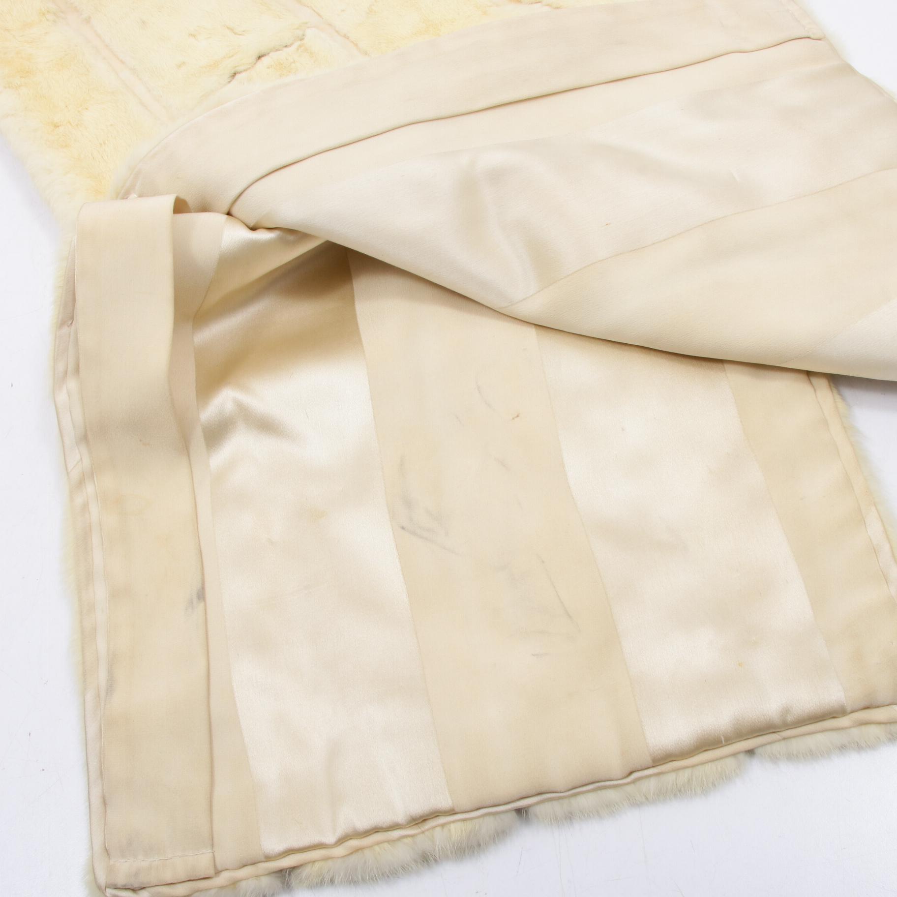 Ermine Fur Stole, Shawl, and Collar, Vintage