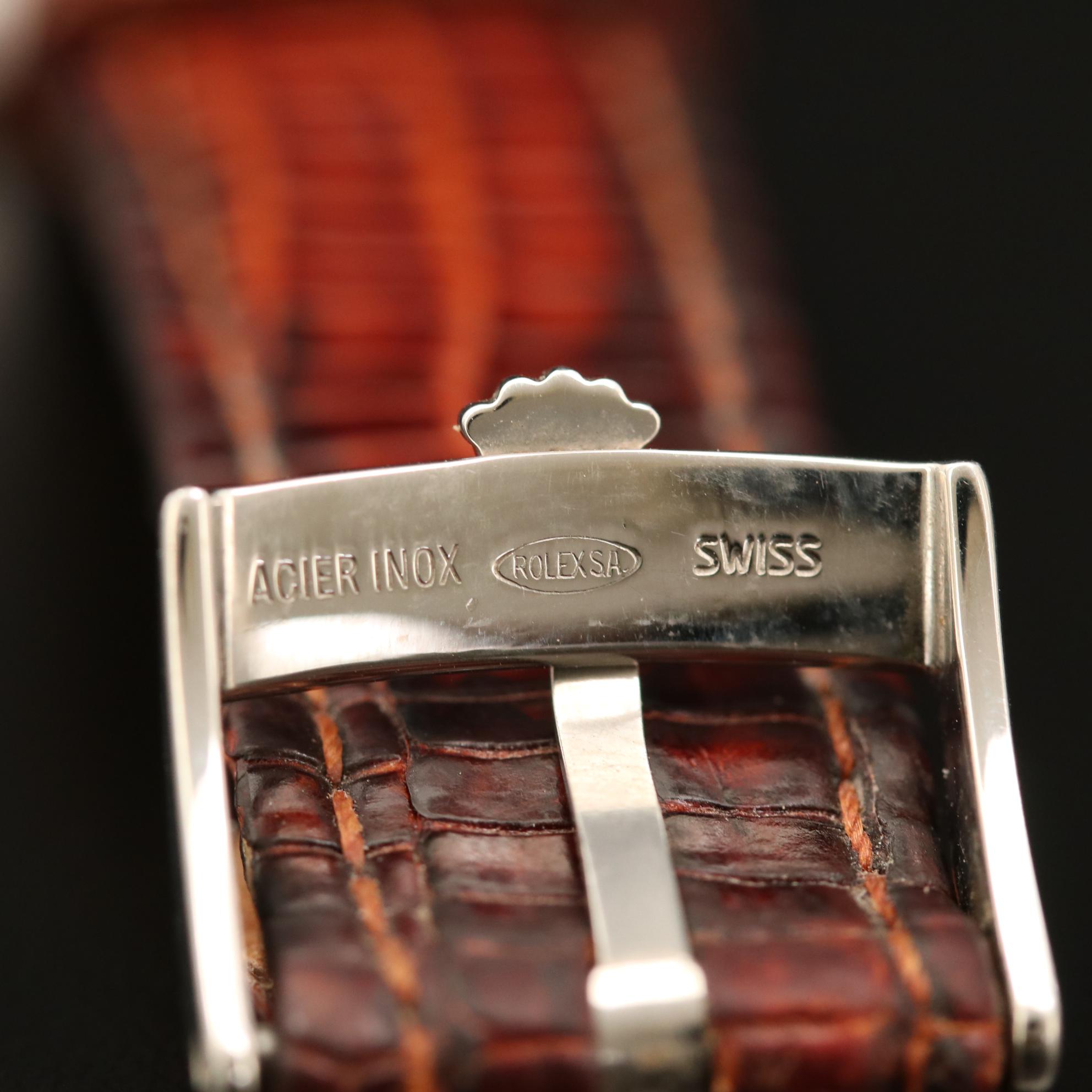 Rolex Oyster "Army" Stainless Steel Watch, Circa 1940