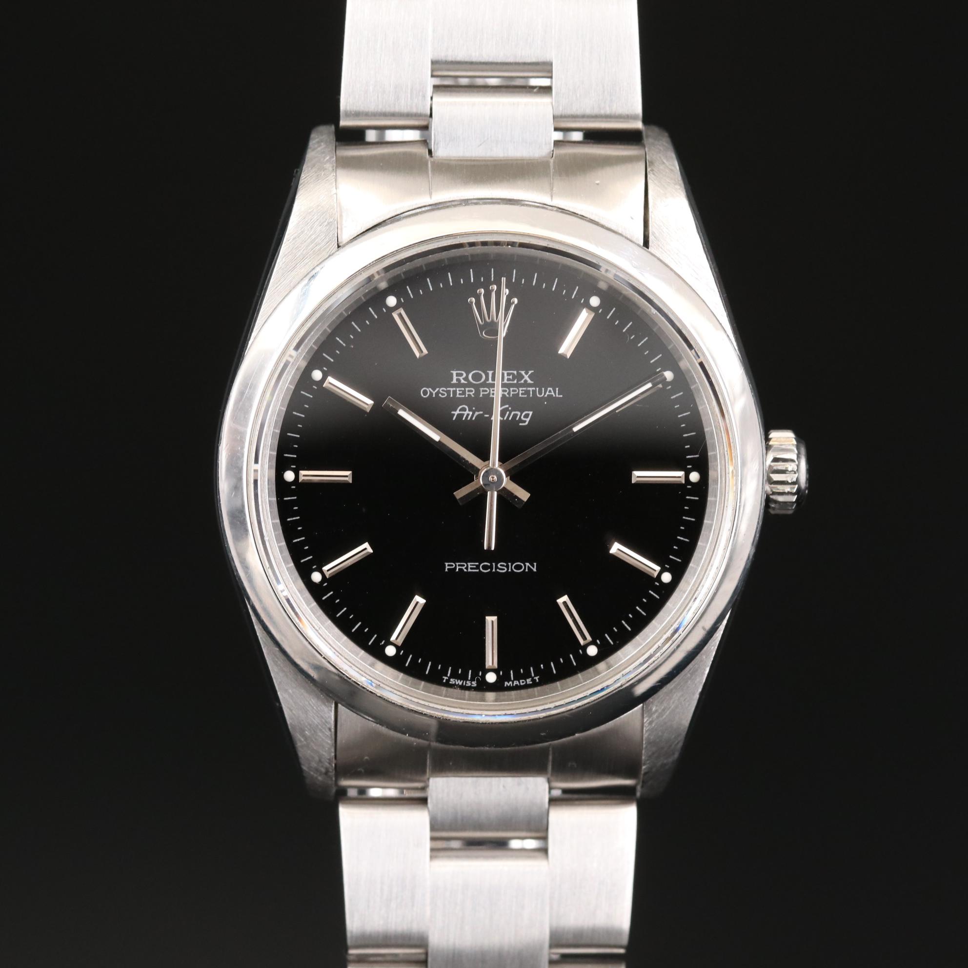 Rolex Oyster Perpetual Air-King Stainless Steel Automatic Watch, 1996