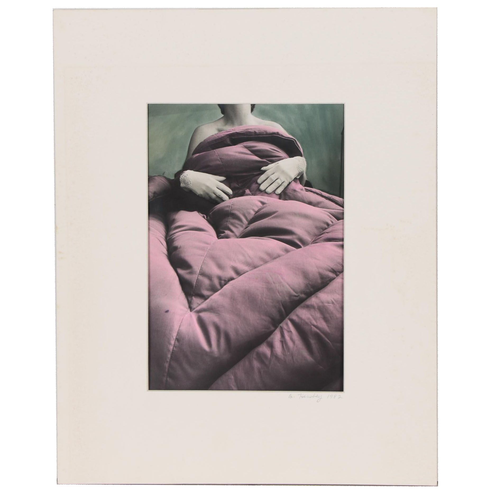 Barbara Hershey Figural Cliché Verre Photograph, 1982