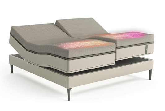 Sleep Number Innovation Series Split King Mattress with Flexfit 3 Base and Frame