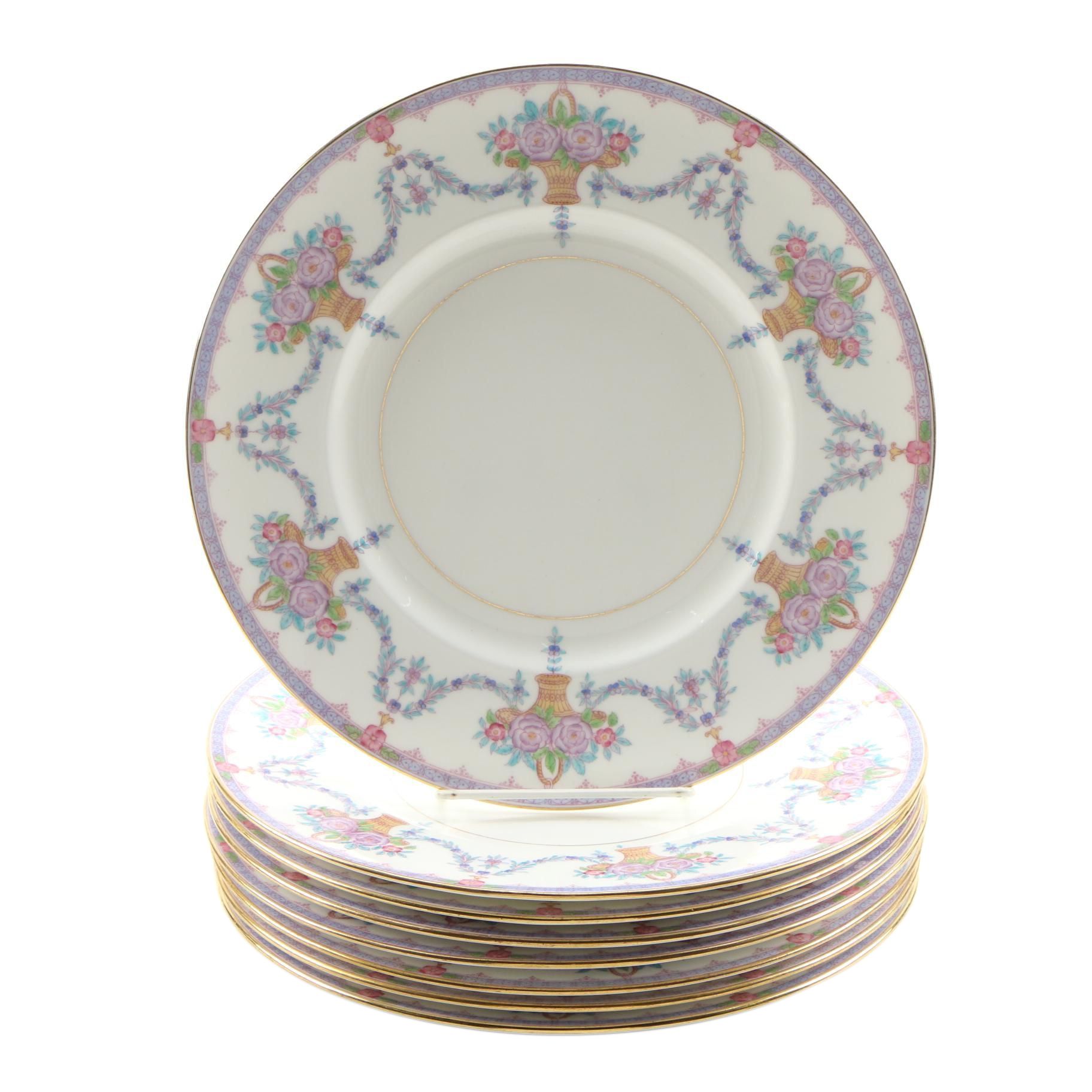 Minton for The Hardy & Hayes Co. Porcelain Dinner Plates