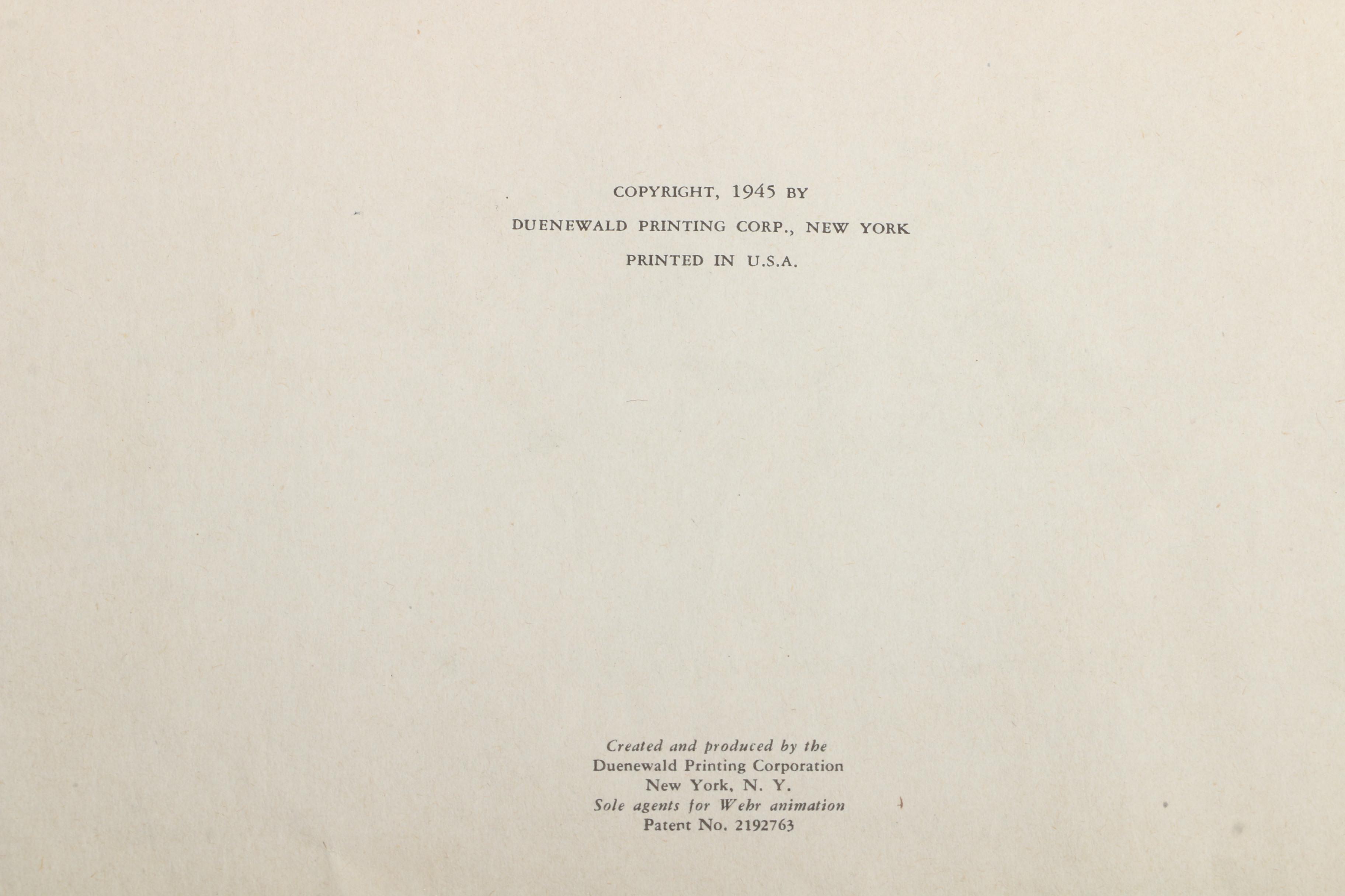 Manipulative Books "Alice in Wonderland" and "Peter Rabbit the Magician", 1940s