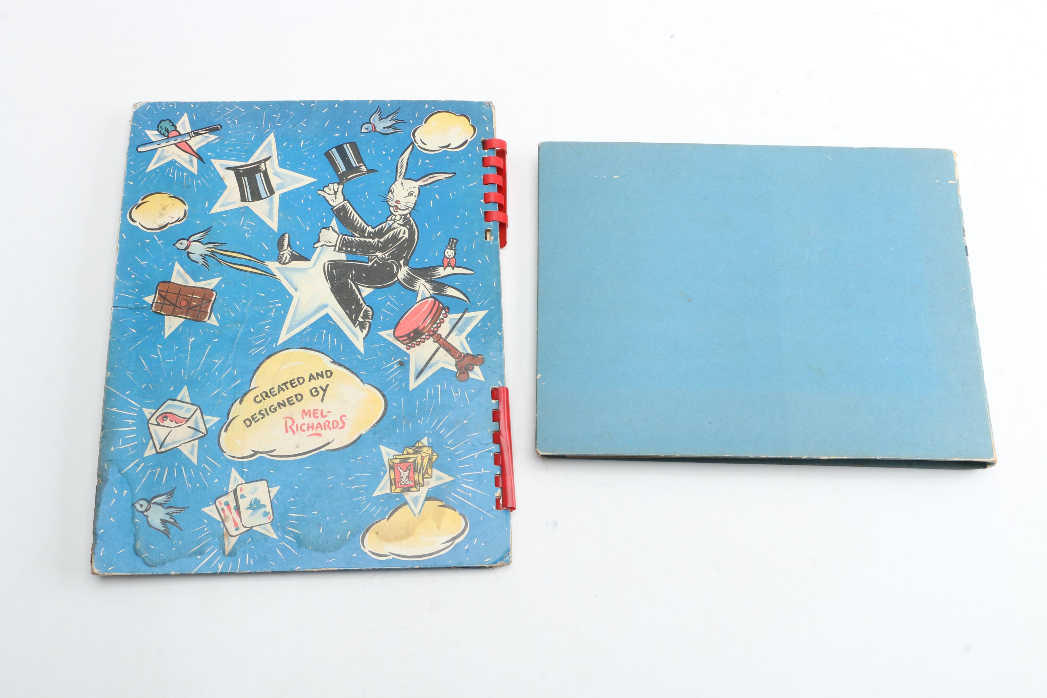 Manipulative Books "Alice in Wonderland" and "Peter Rabbit the Magician", 1940s