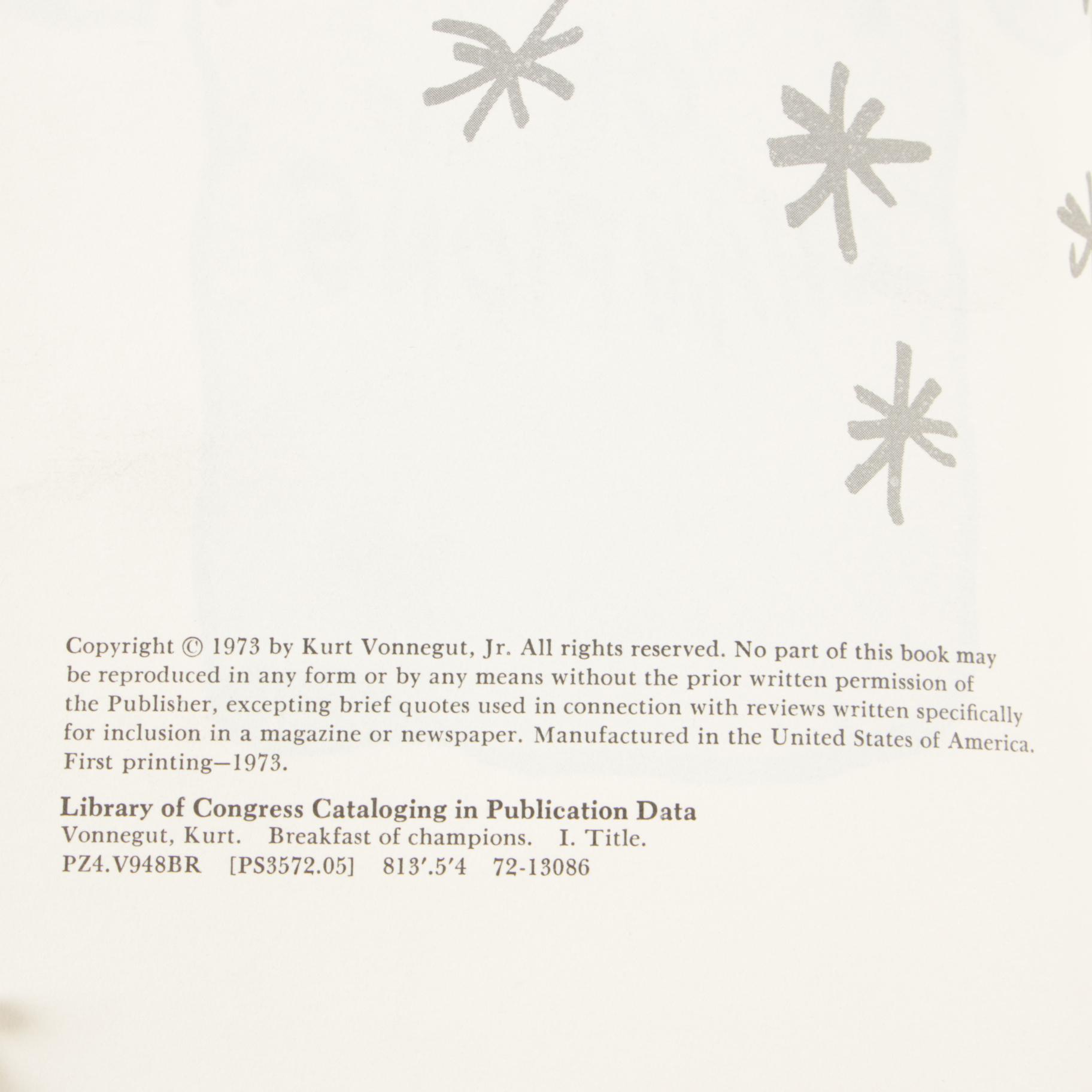 Kurt Vonnegut Books featuring "Breakfast of Champions", "Galápagos" and Others