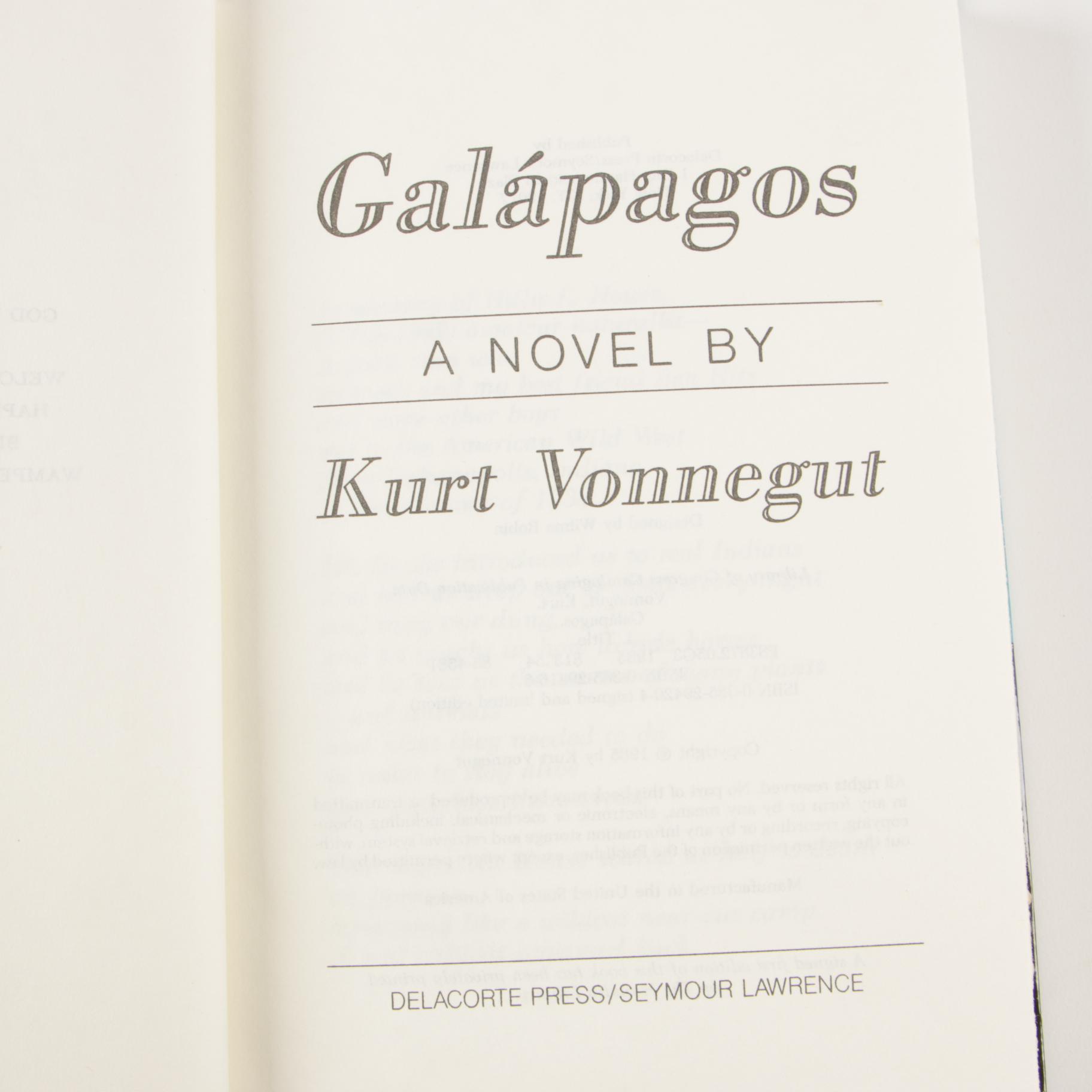 Kurt Vonnegut Books featuring "Breakfast of Champions", "Galápagos" and Others