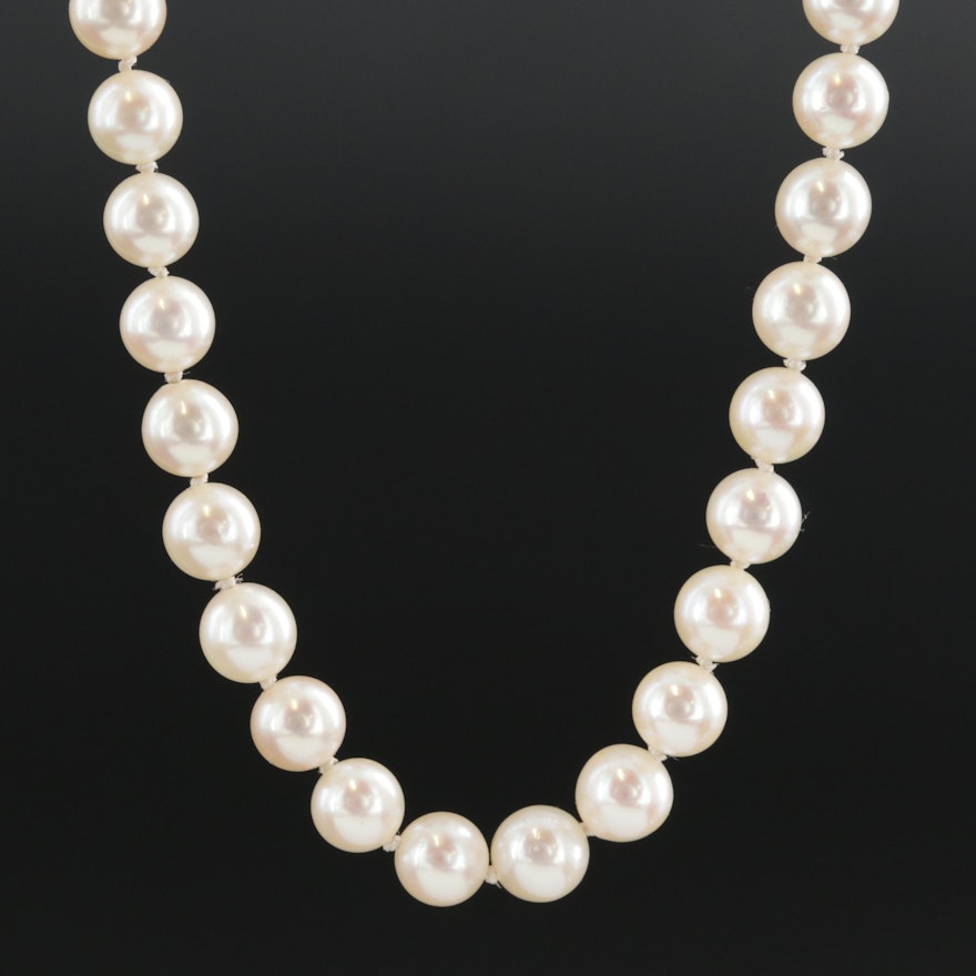 Mikimoto Cultured Pearl Strand Necklace