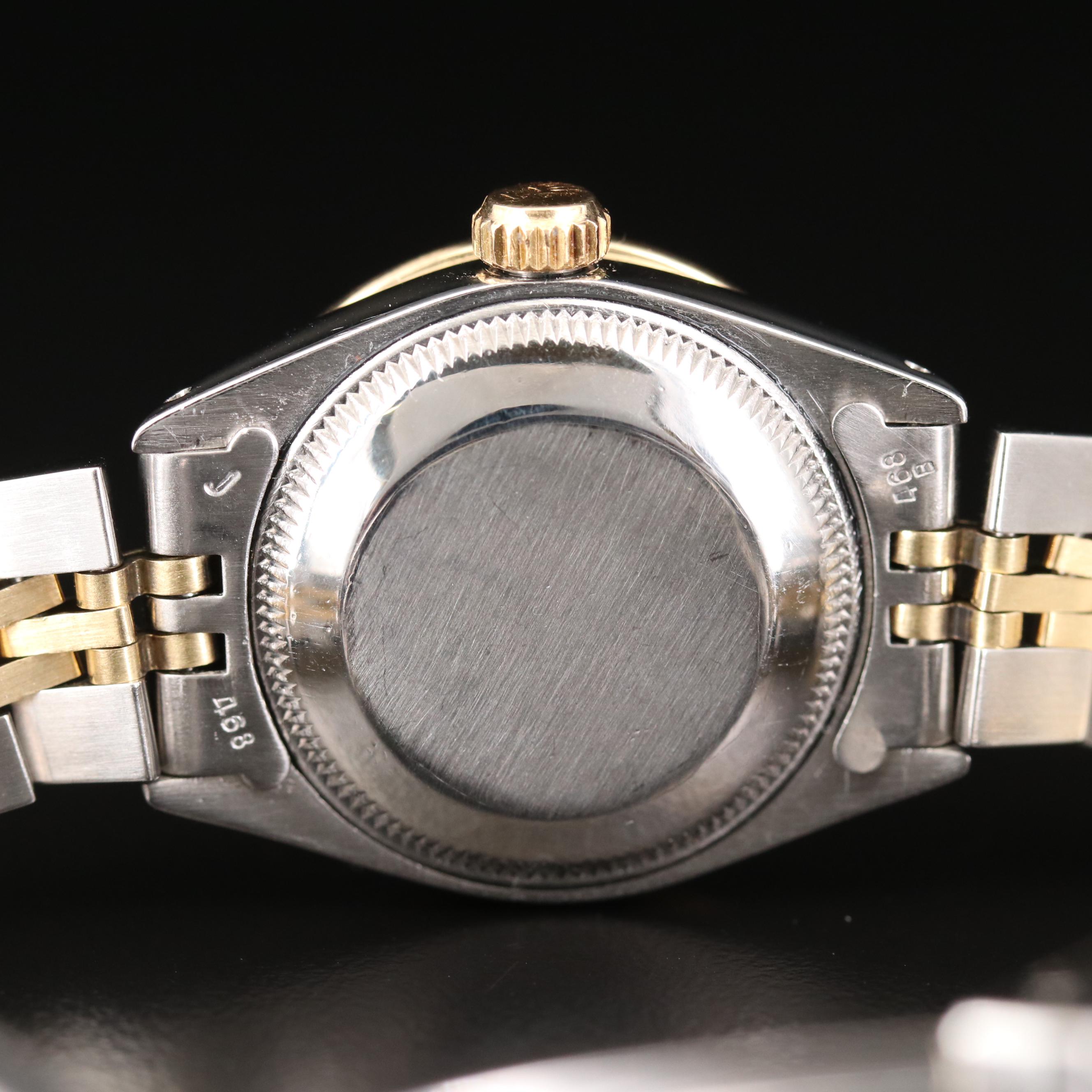 Rolex Oyster Perpetual Datejust 14K Gold, Diamond and Stainless Steel Watch