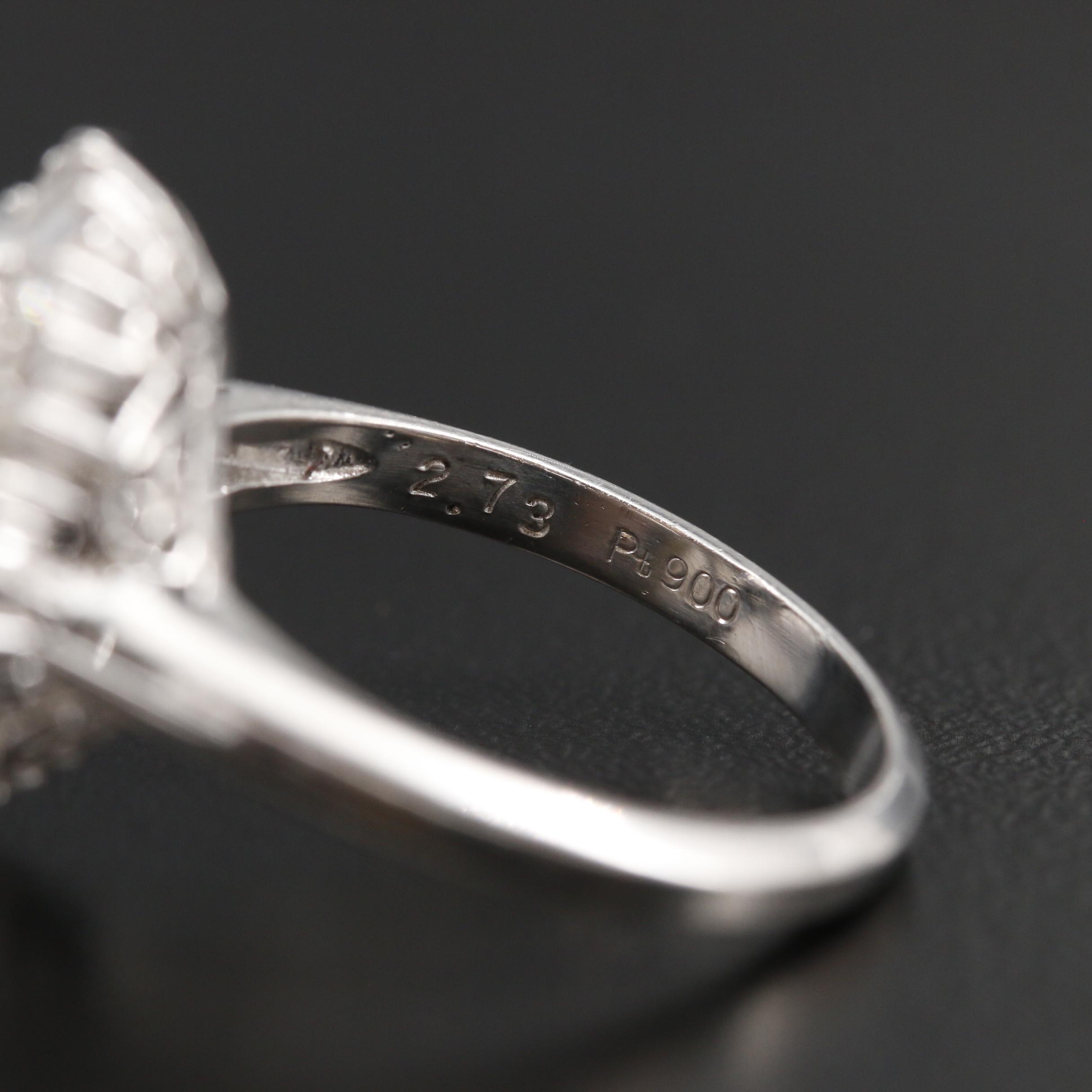 Platinum Star Sapphire and Diamond Double Halo Ring