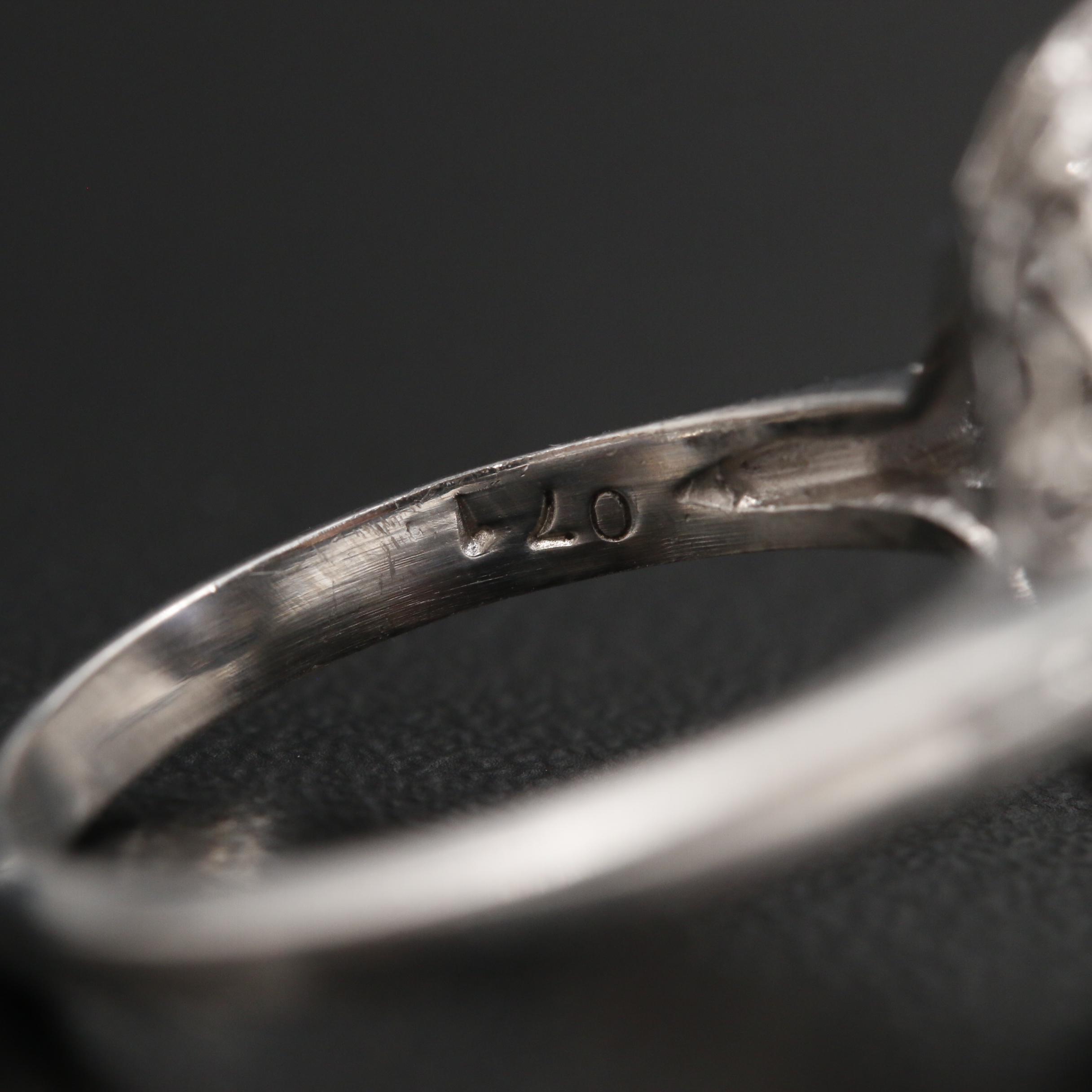 Platinum Star Sapphire and Diamond Double Halo Ring