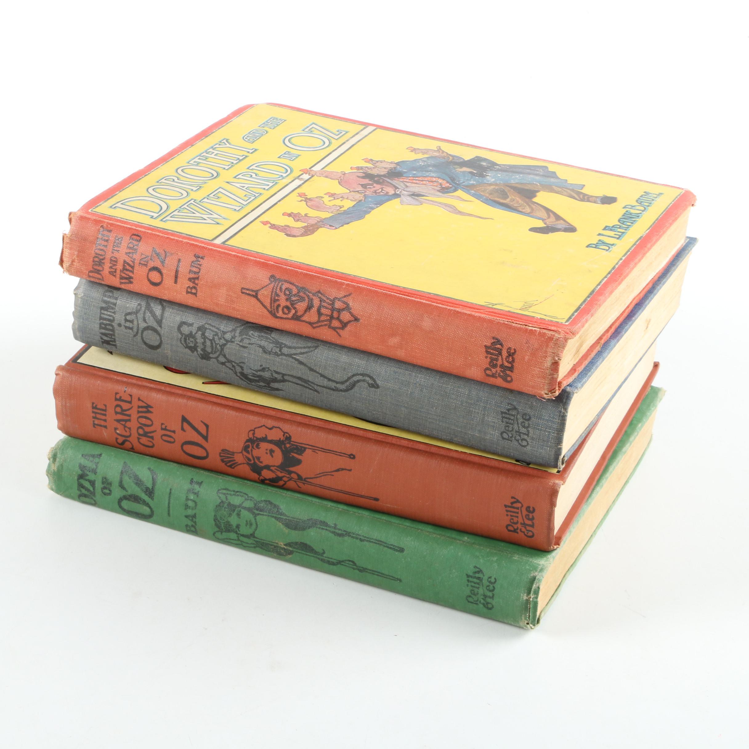 Vintage "Wizard of Oz" Book Collection featuring "The Scarecrow of Oz"