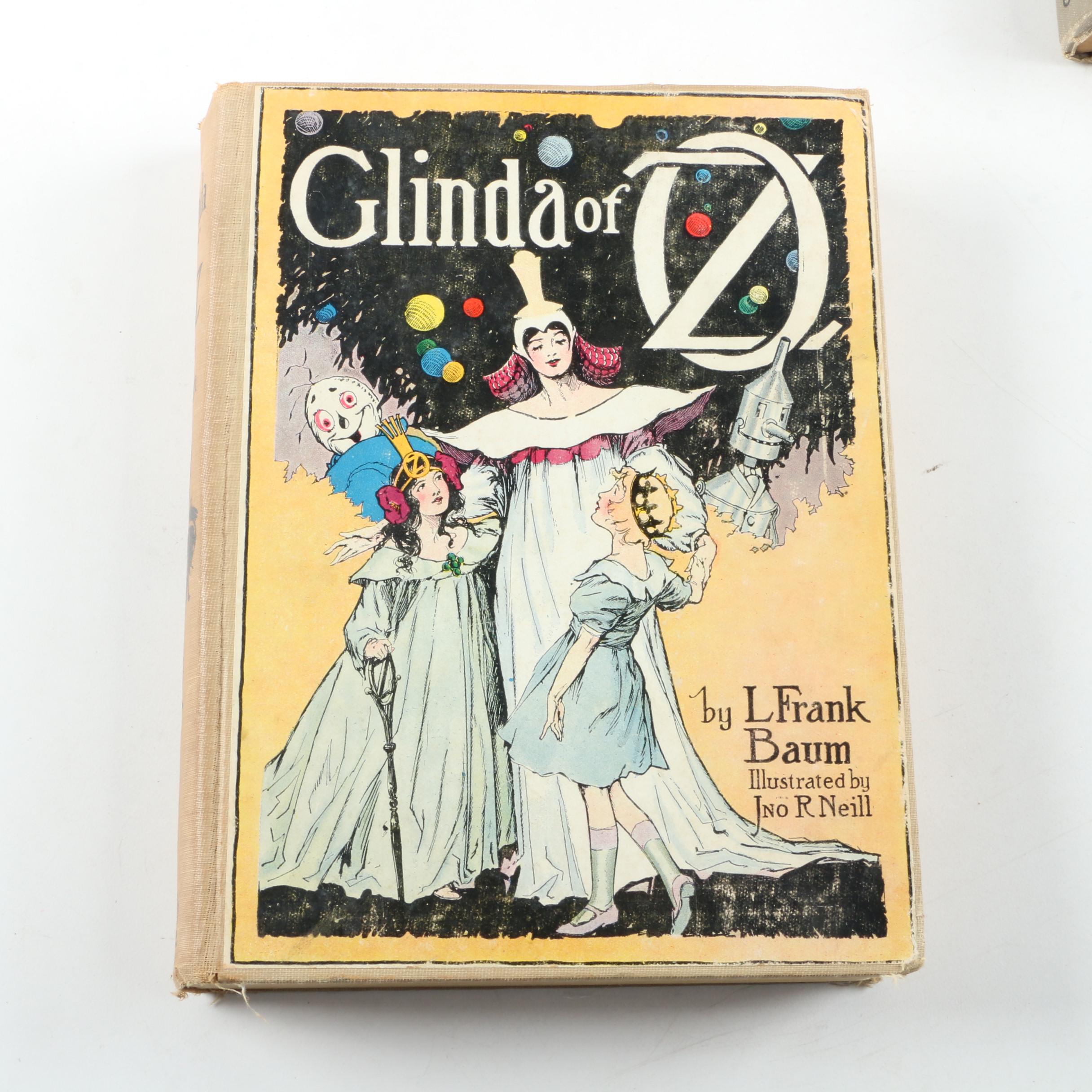 Vintage "Wizard of Oz" Book Collection featuring "The Road to Oz"