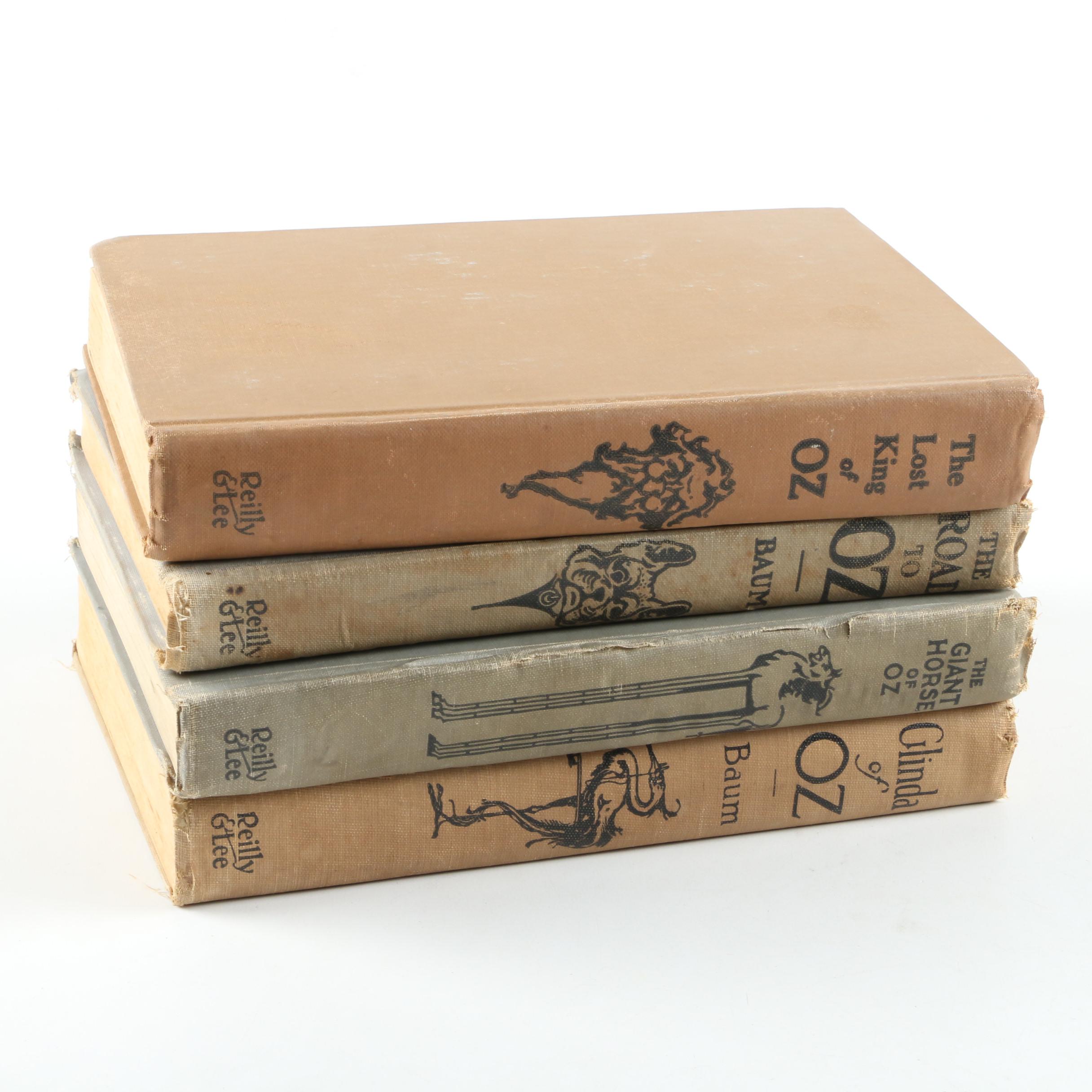 Vintage "Wizard of Oz" Book Collection featuring "The Road to Oz"