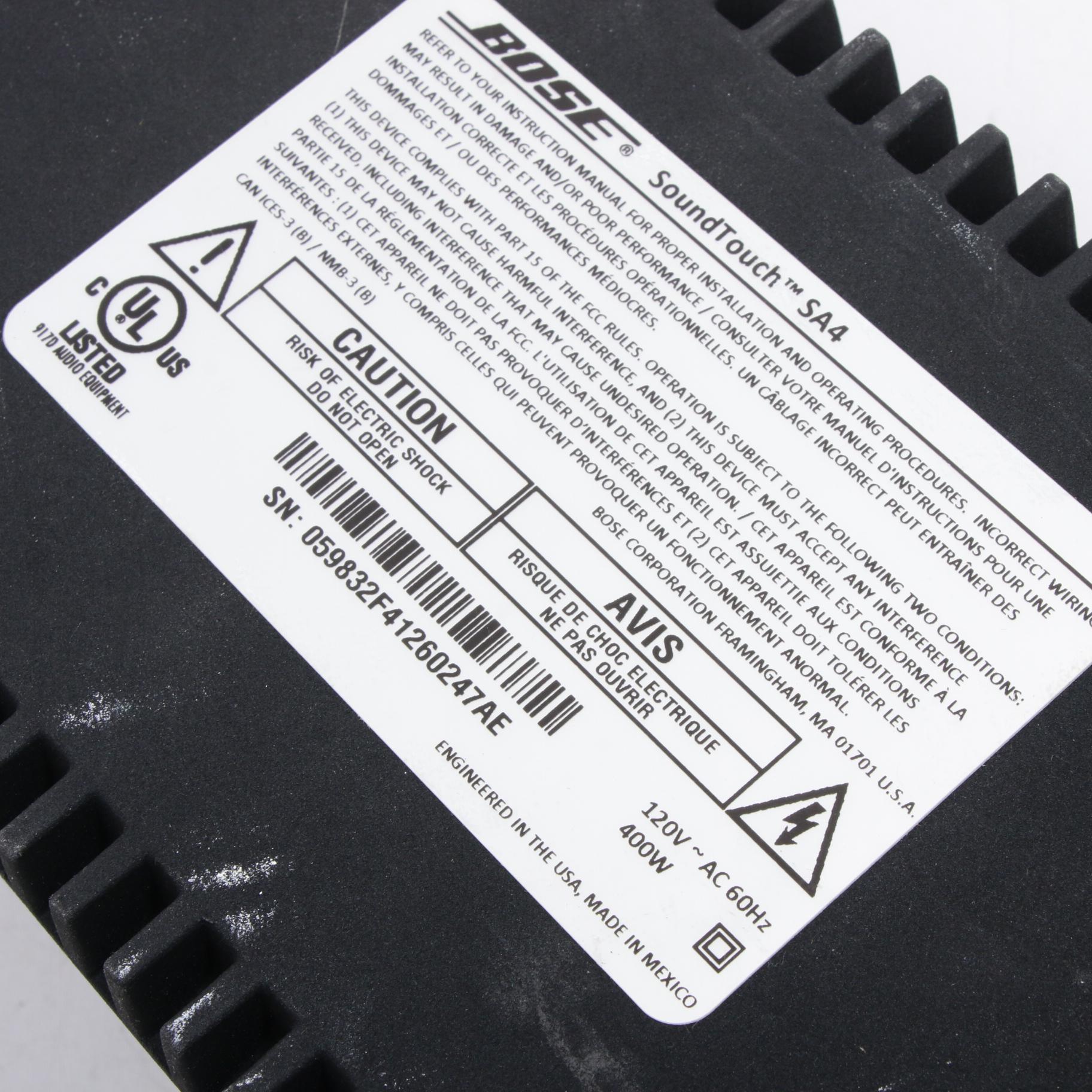 Bose "SoundTouch" SA-4 Amplifier