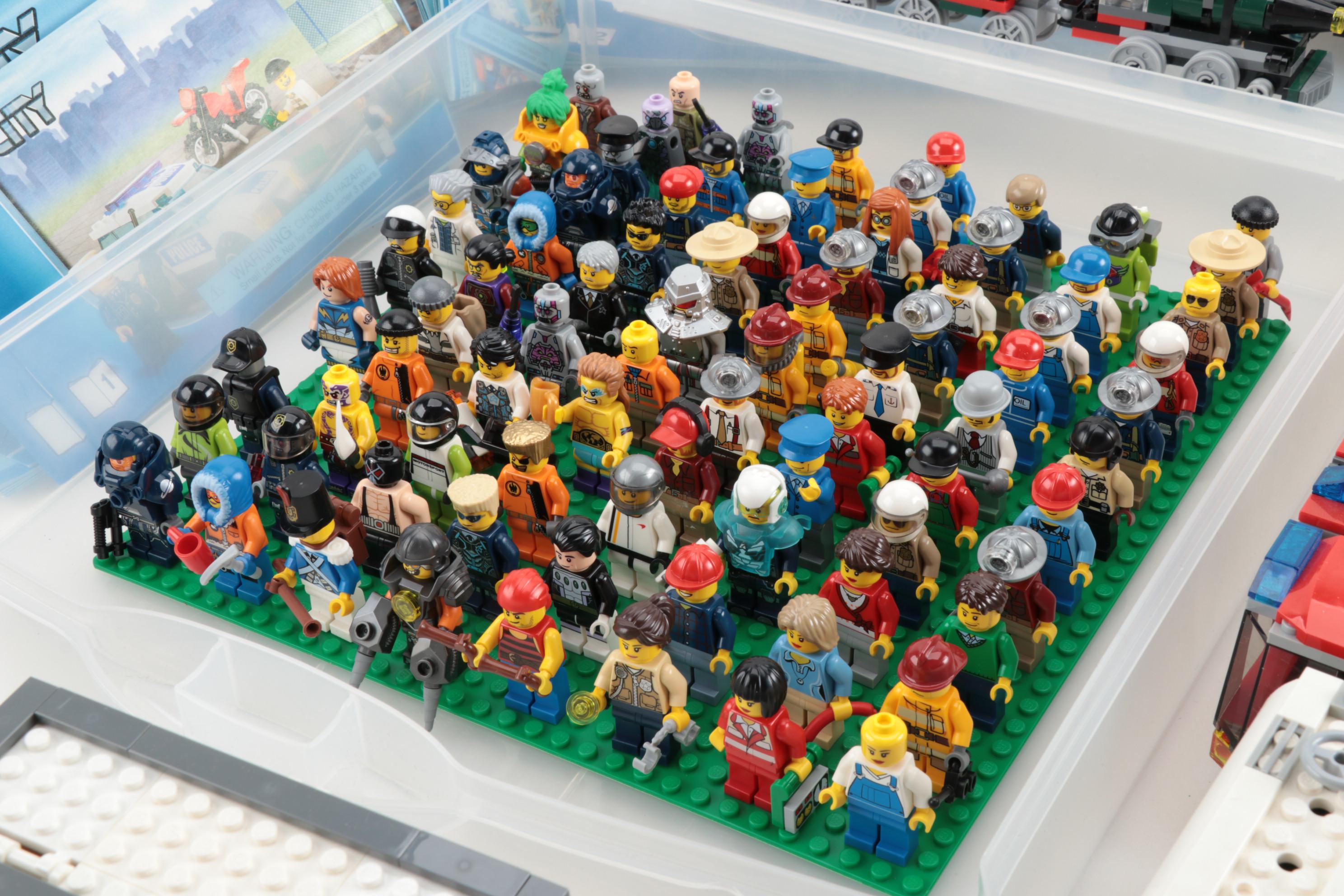 LEGO "City Series" Building Toys Including Figures, Vehicles, Booklets, 2010s