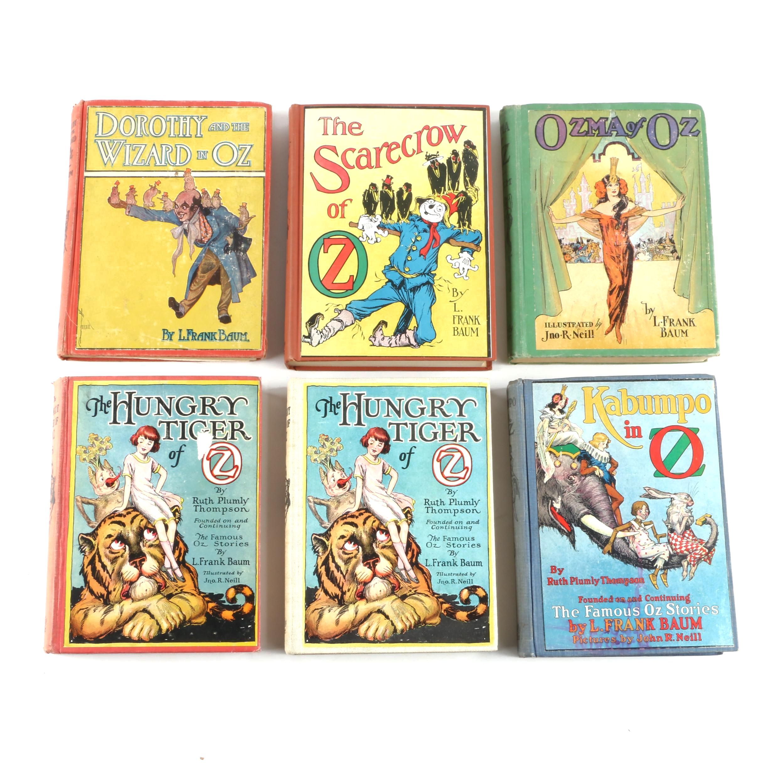 Vintage "Wizard of Oz" Book Collection featuring "The Scarecrow of Oz"